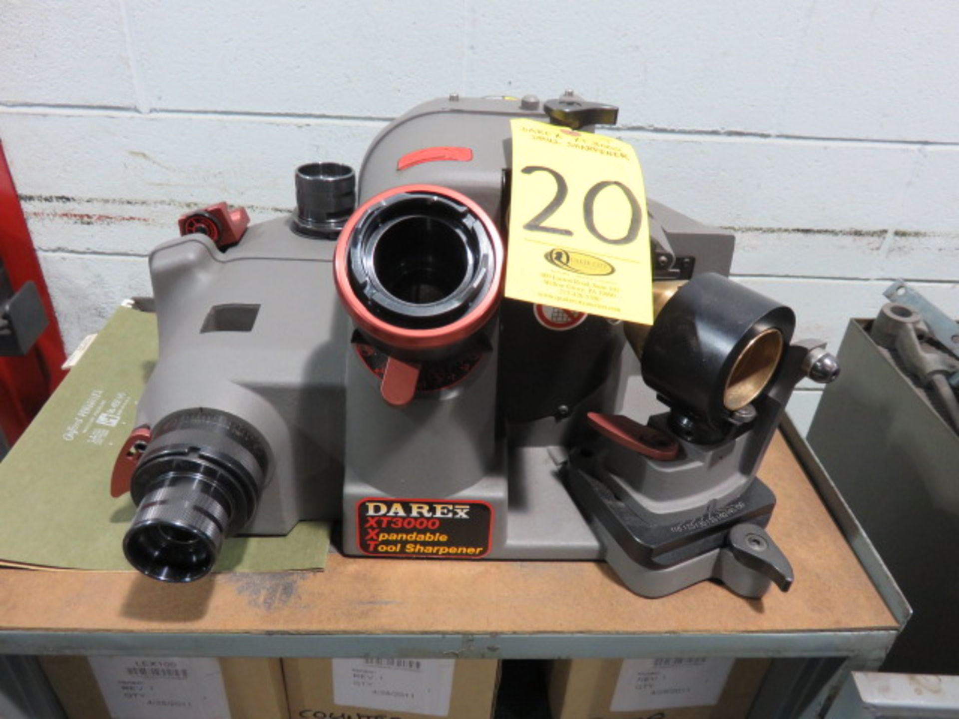 2011 DAREX XT 3000 EXPANDABLE TOOL SHARPENER, S/N 12007606, LEX150 COUNTERSINK, LEX100 X-Y TABLE - Image 7 of 7