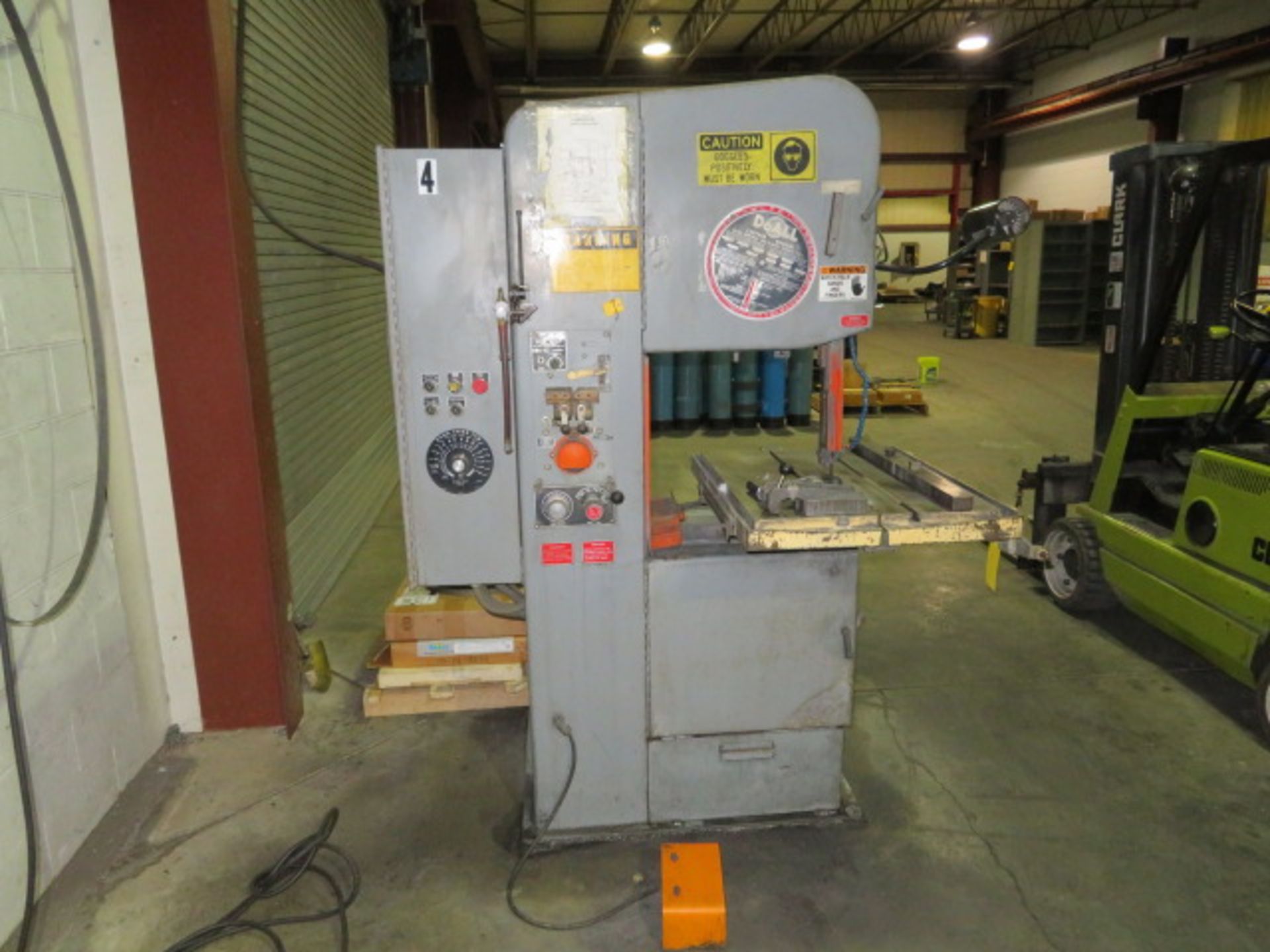 DOALL 2012-2HS HIGH SPEED VERTICAL BAND SAW, S/N 397-79109, 2 IN., 24 IN. x 30-1/2 IN.POWER FEED TAB - Image 2 of 5