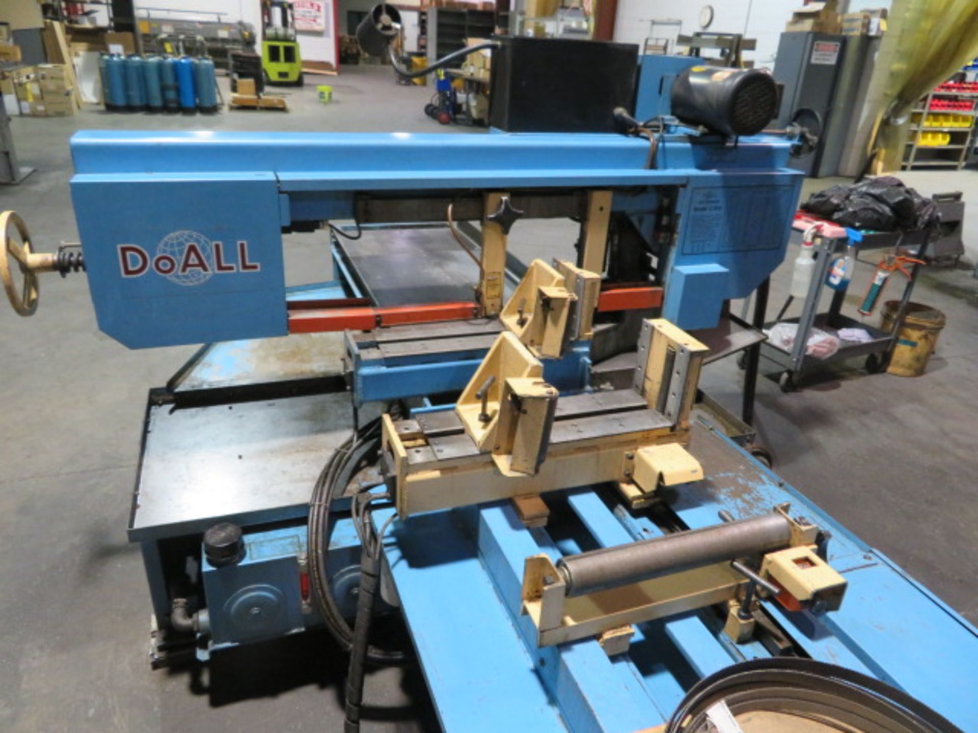 1998 DOALL C-916SA AUTOMATIC SWING ANGLE HORIZONTAL BAND SAW, S/N 533-98169, 9 IN. x 16 IN. - Image 3 of 5