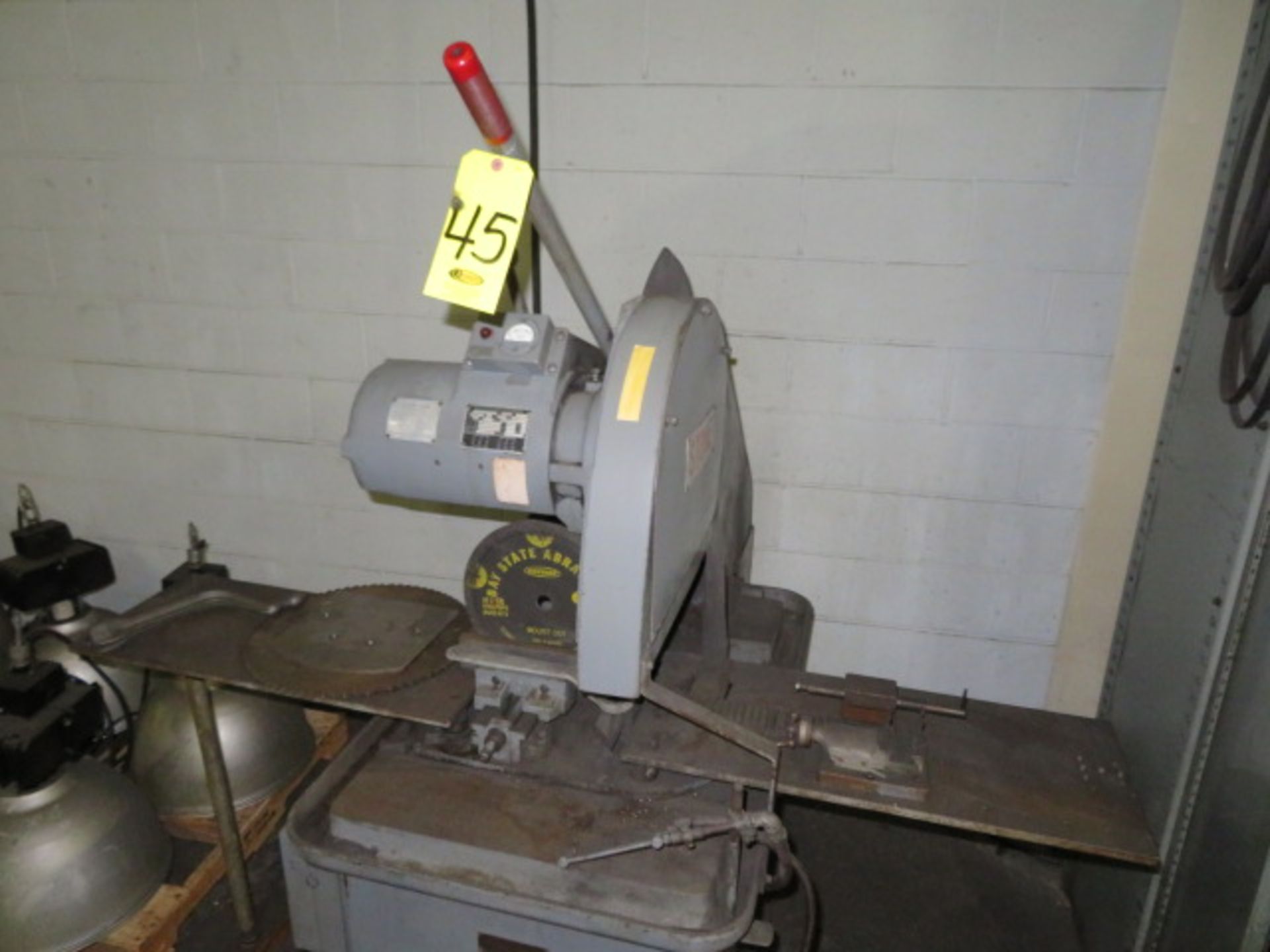 STONE M750 20 IN. CUT-OFF SAW, S/N 0448, 7.5 HP WITH MANUAL VISE - Image 2 of 2