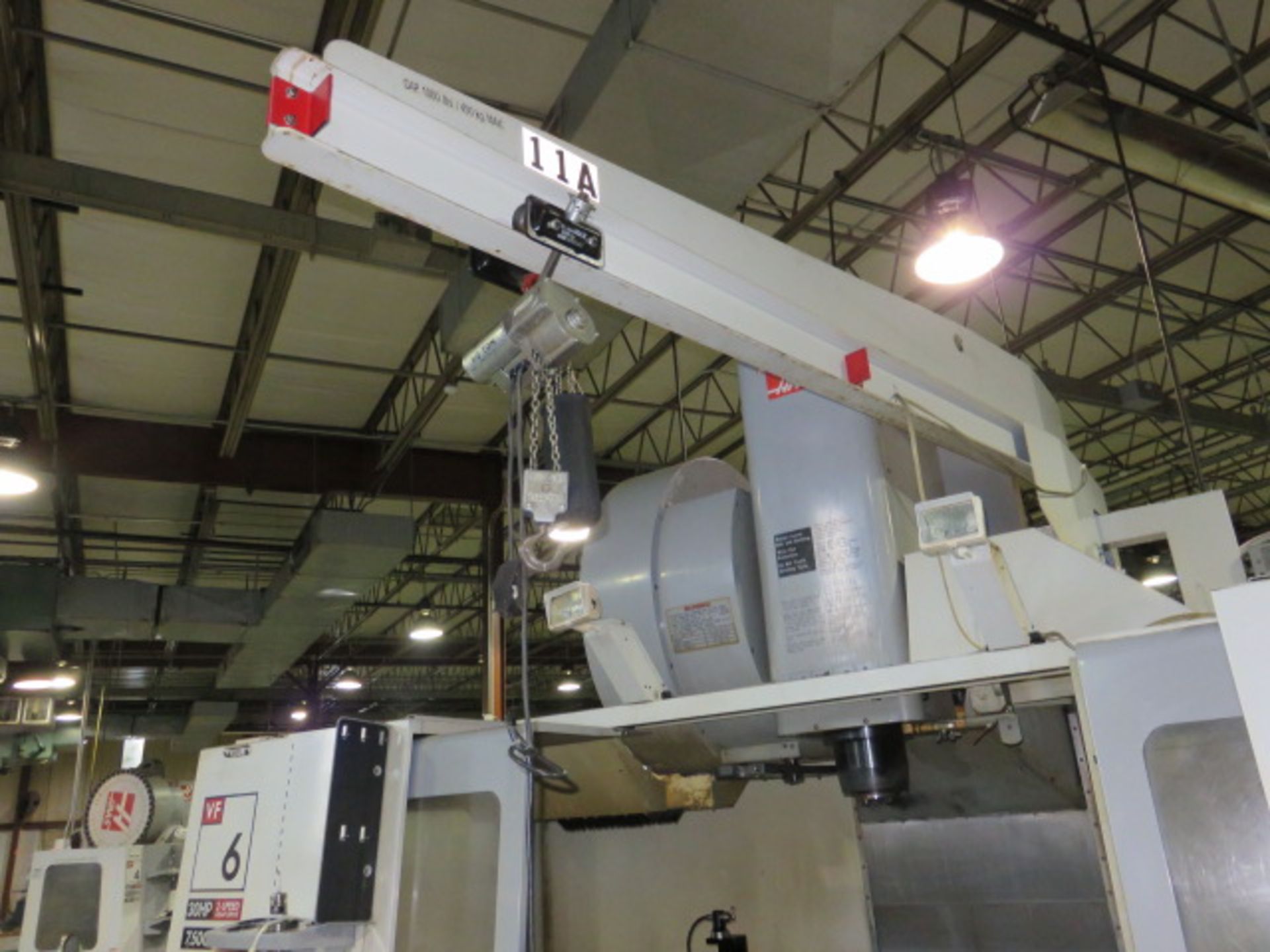 2006 HAAS VF-6/50 CNC VERTICAL MACHINING CENTER, S/N 1050547, WIRED FOR 5 AXIS , (REPLACED SPNDL.) - Image 5 of 7