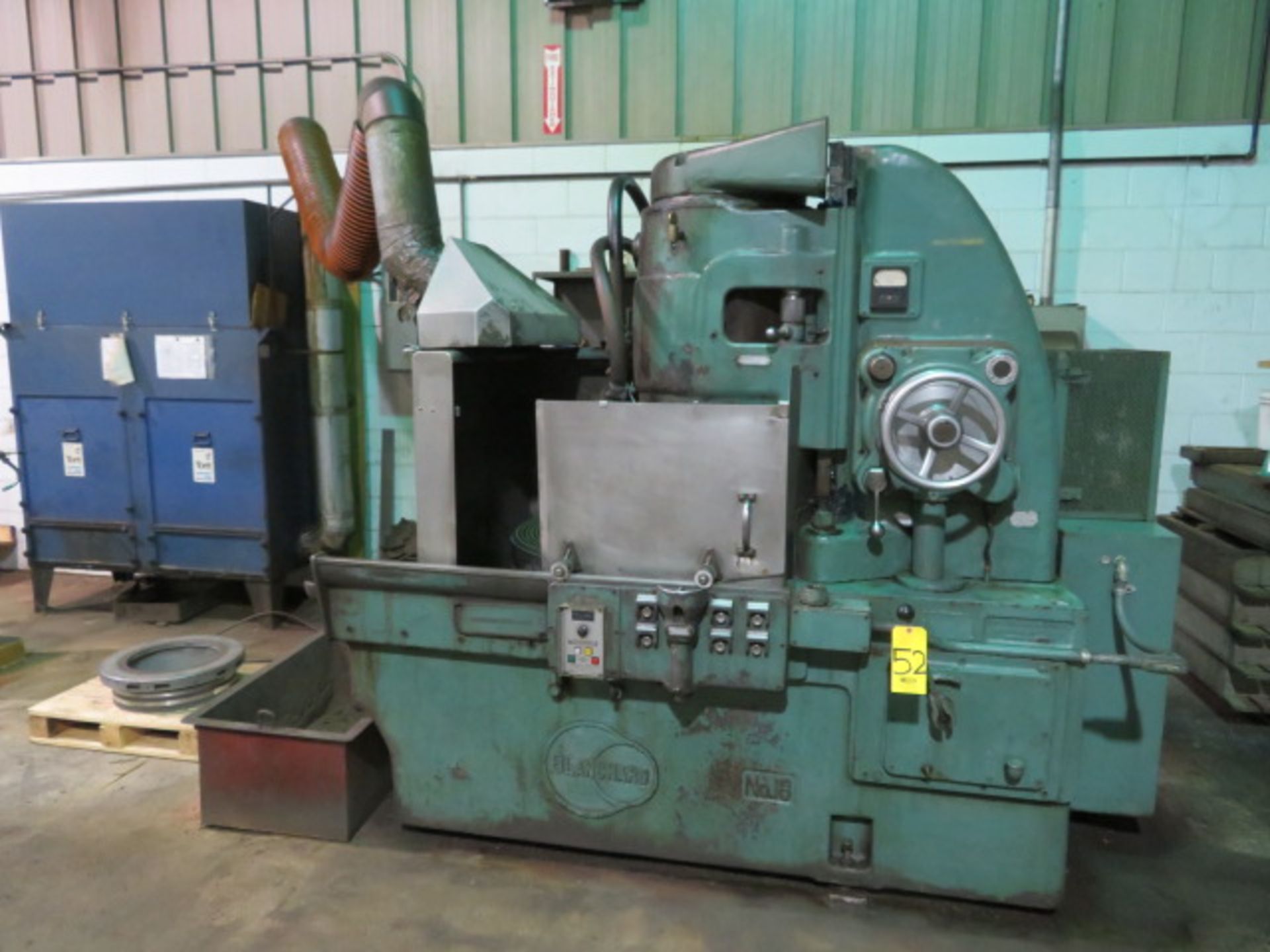 BLANCHARD NO.18 ROTARY SURFACE GRINDER, S/N 7505, 36” ELECTROMAGNETIC CHUCK, 14” UNDER WHEEL