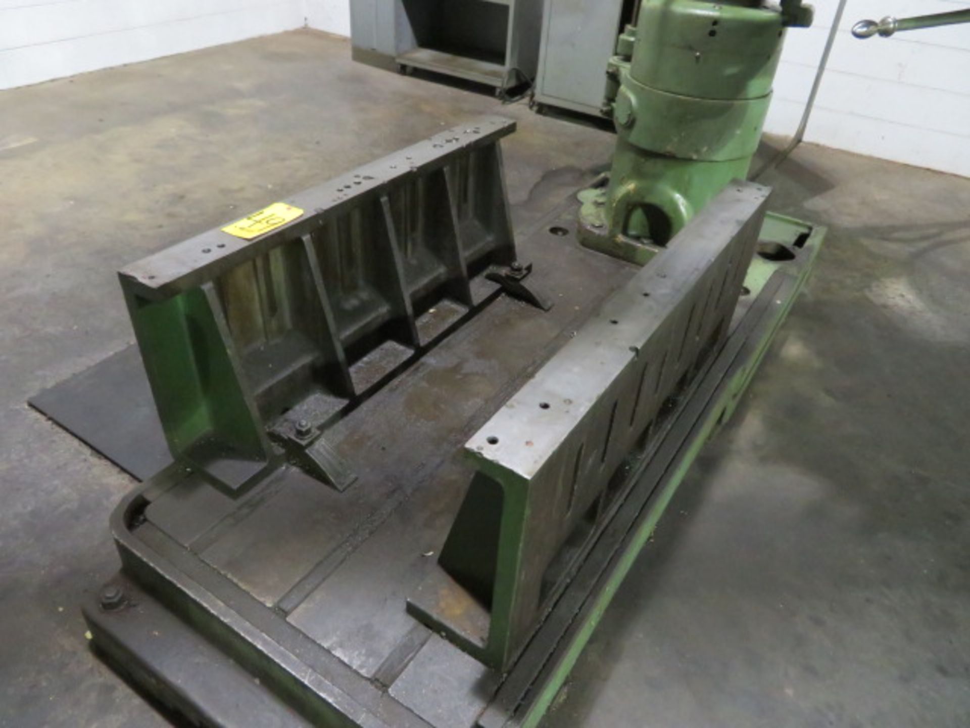 PAIR OF TWIN 48 IN. ANGLE PLATES WITH MILLED TABLE - Image 2 of 3