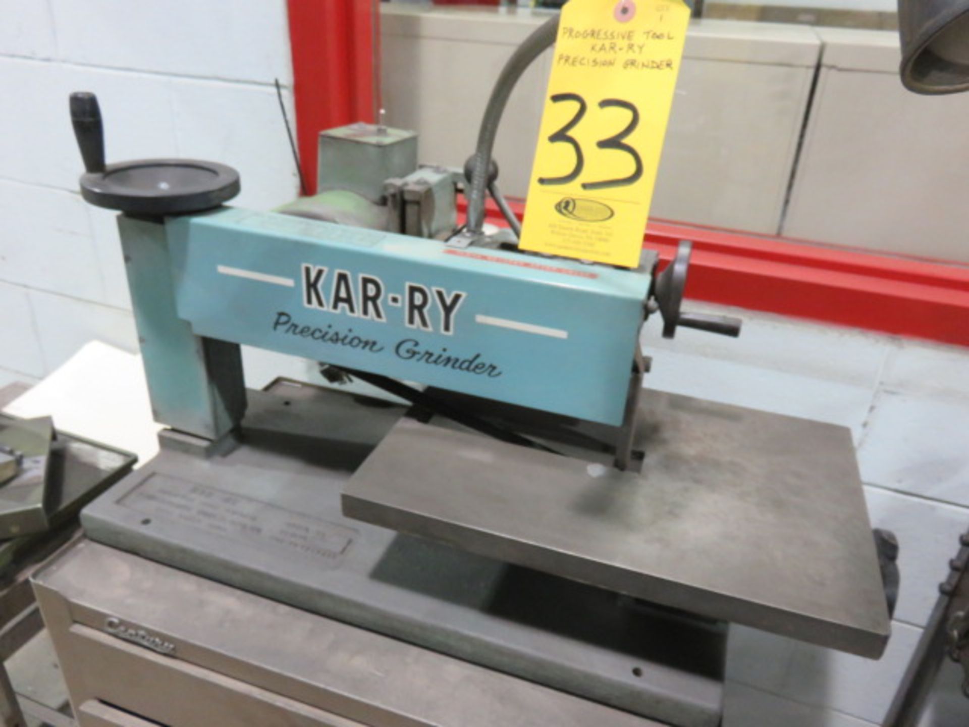 KAR-RY FOREDOM PRECISION SABER BELT GRINDER, 1 IN. BELT, WITH ROLLING CABINET - Image 2 of 2