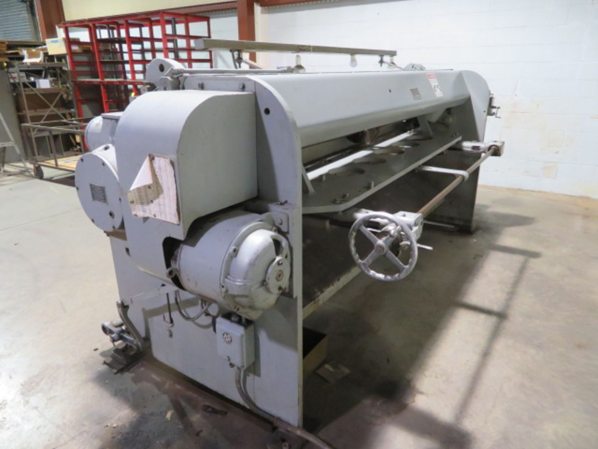 CINCINNATI 1010 MECHANICAL POWER SQUARING SHEAR, S/N 27498, 10’ x 10 GA, ROPBG - Image 3 of 3