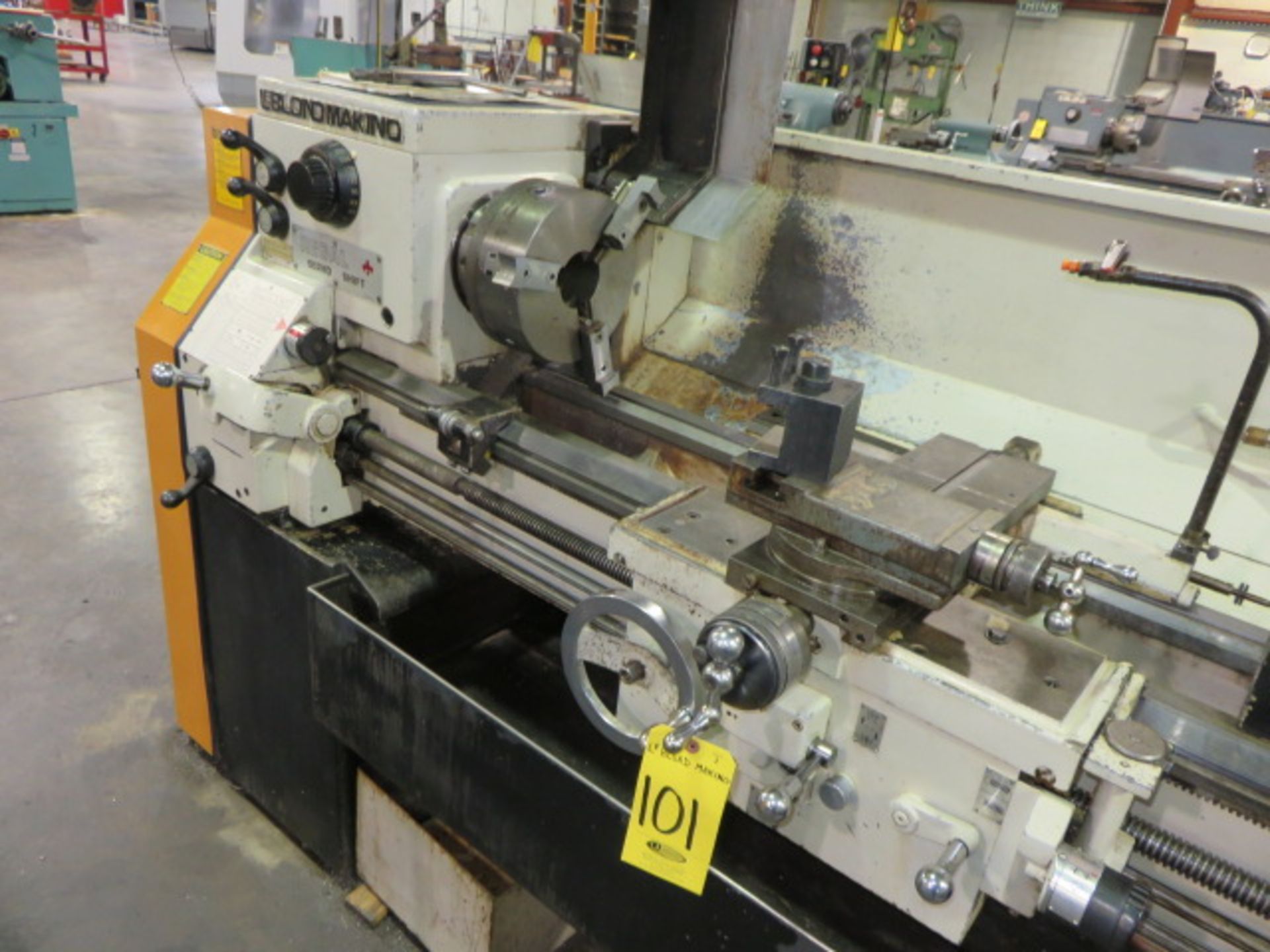 LEBLOND MAKINO REGAL SERVO SHIFT ENGINE LATHE, S/N 15C-679, 16 IN. x 54 IN., SS 45-1800 RPM - Image 4 of 5