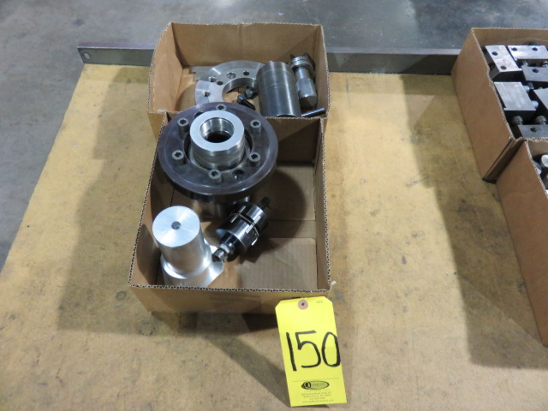 ATS COLLET SPINDLE W/ ADAPTER PLATE