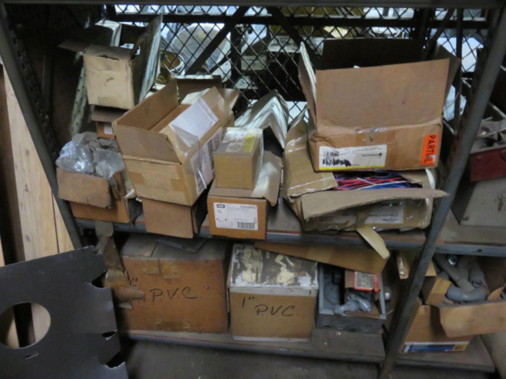 (2) SECTIONS OF ASSORTED ELECTRICAL SUPPLIES (UNDER MEZZANINE) - Image 4 of 6