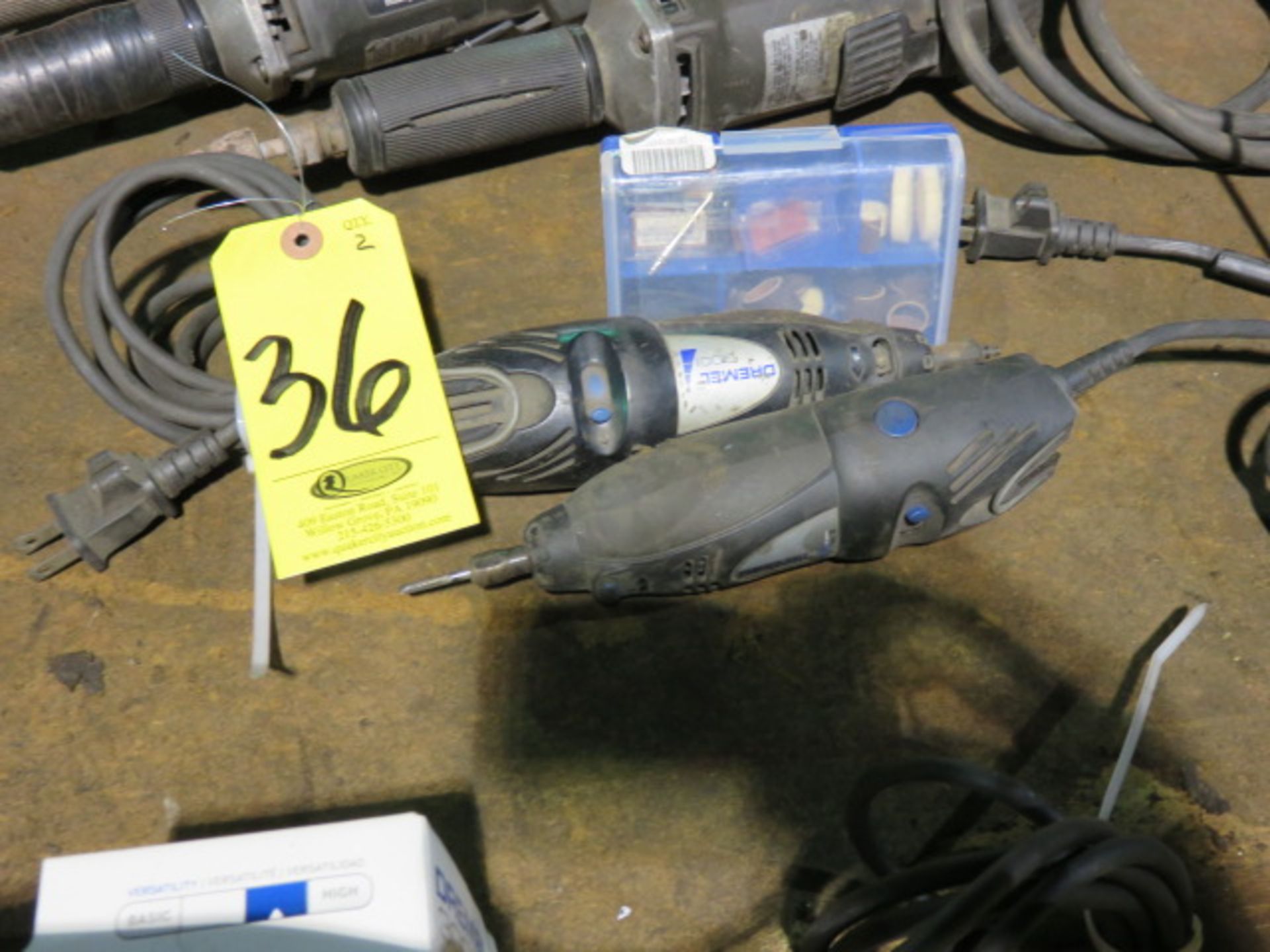 (2) DREMEL 300 SERIES ROTARY TOOLS