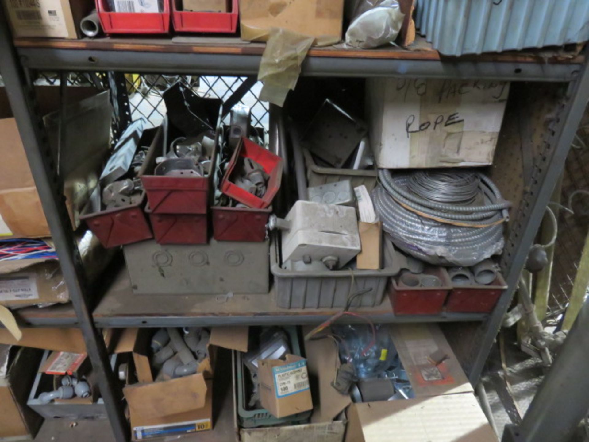 (2) SECTIONS OF ASSORTED ELECTRICAL SUPPLIES (UNDER MEZZANINE) - Image 6 of 6