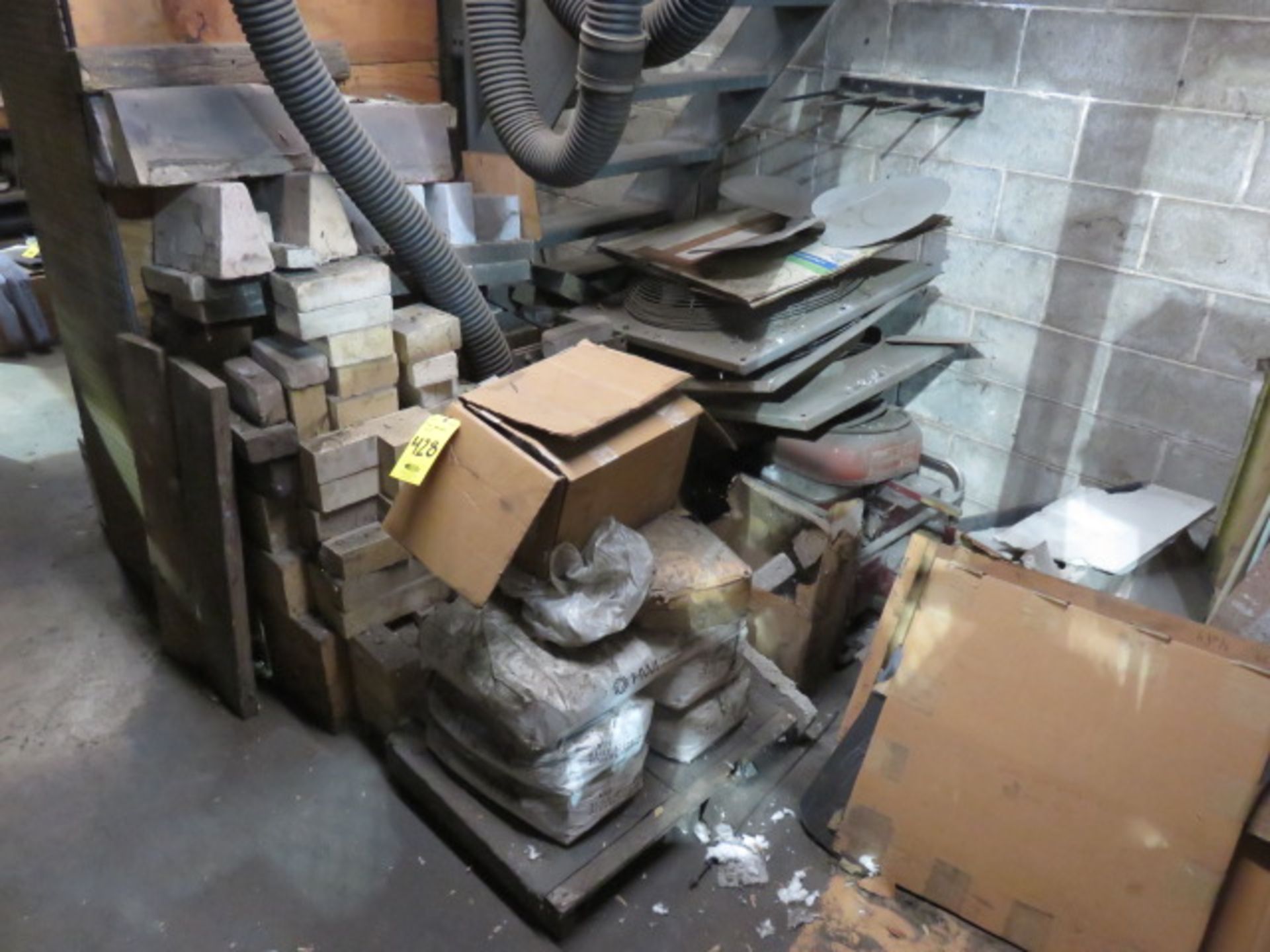 (2) SECTIONS OF ASSORTED ELECTRICAL SUPPLIES (UNDER MEZZANINE)