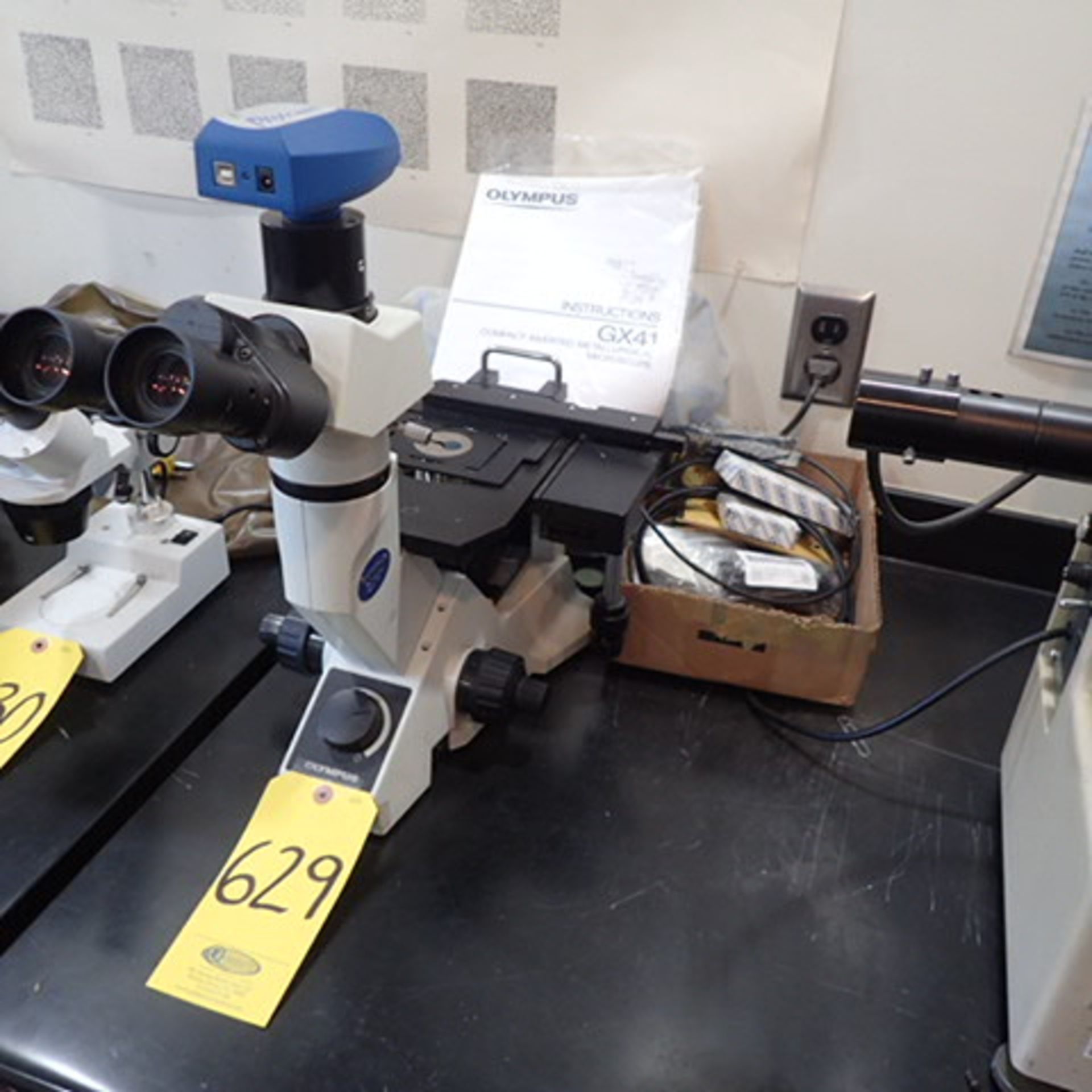 OLYMPUS GX41 COMPACT INVERTED METALLURGICAL MICROSCOPE-VERY CLEAN