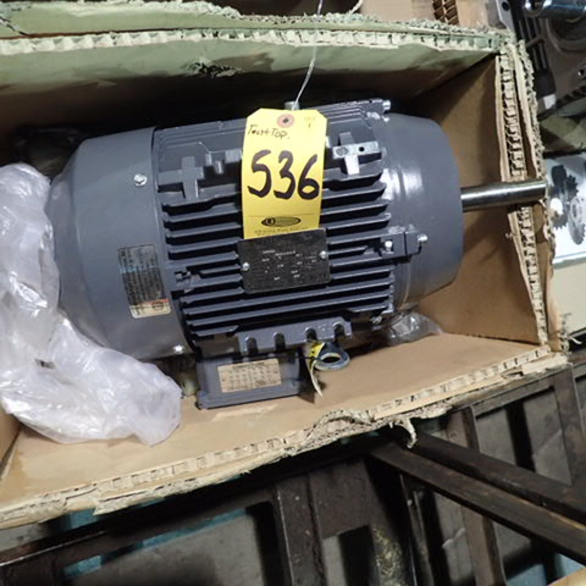 NEW TECHTOP DA3-AL-7F 5HP THREE PHASE MOTOR 3150RPM