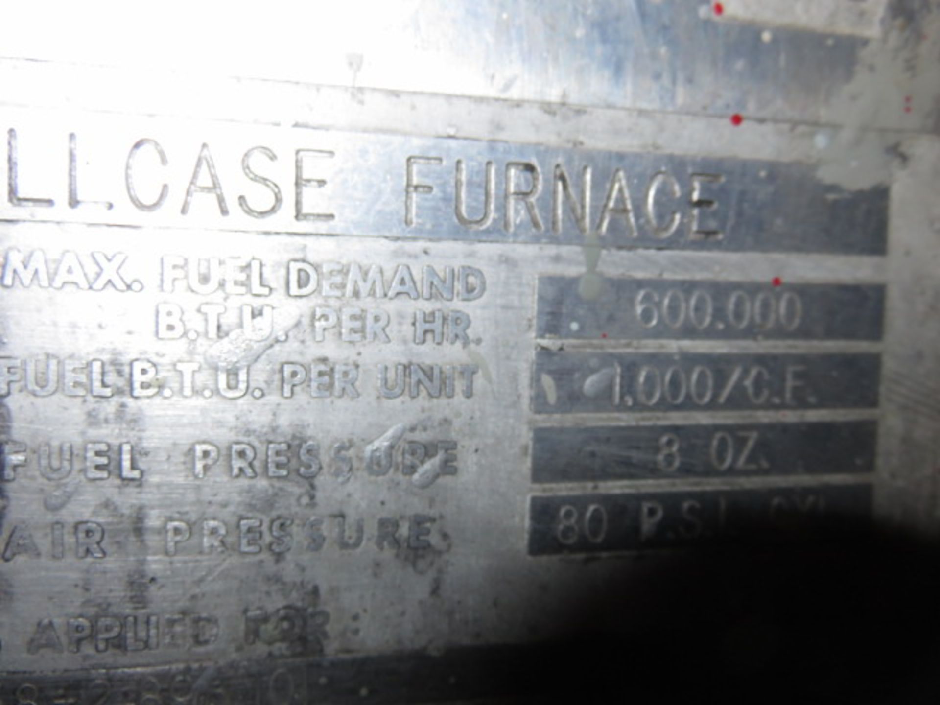 SURFACE COMBUSTION Power Convection AllCase Controlled Atmosphere Furnace, S/N 36757-1,... - Image 7 of 7