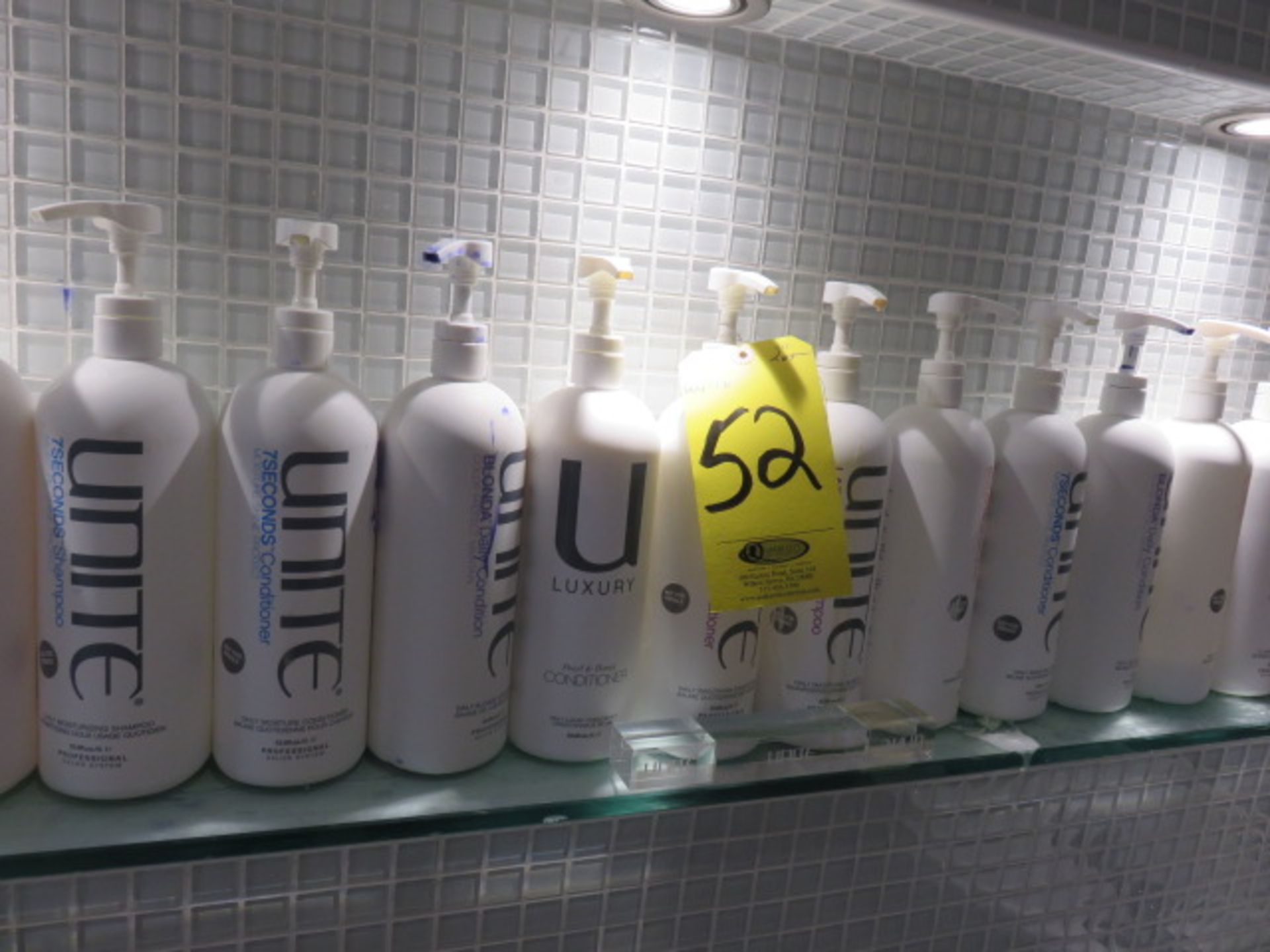 ASSORTED UNITE SHAMPOO AND CONDITIONERS-OPEN BOTTLES - Image 3 of 4