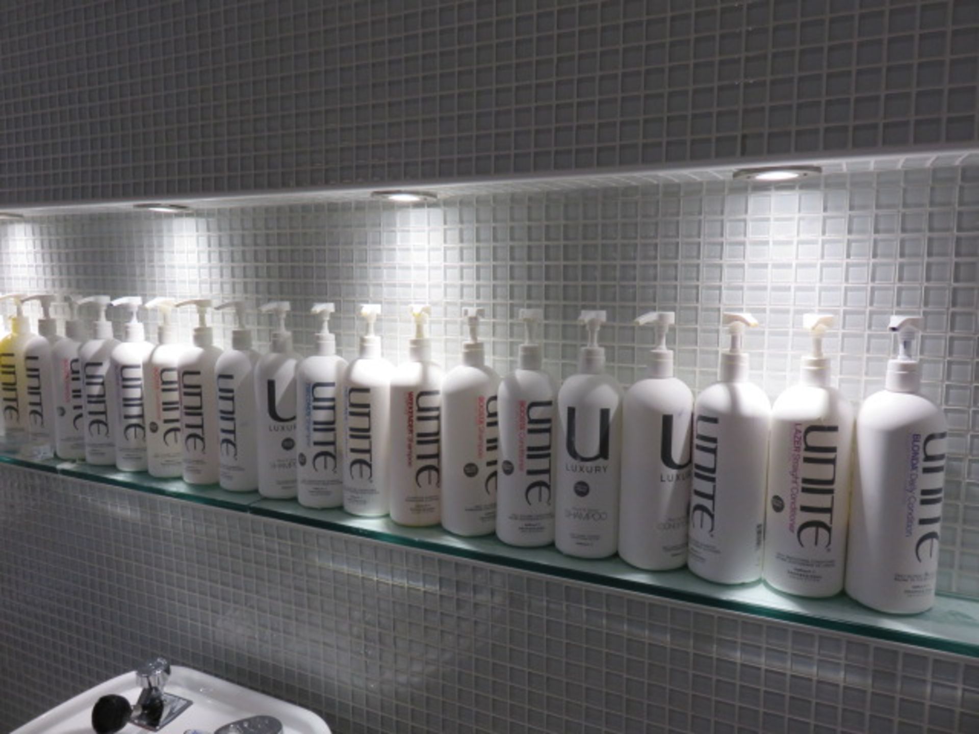 ASSORTED UNITE SHAMPOO AND CONDITIONERS-OPEN BOTTLES - Image 4 of 4