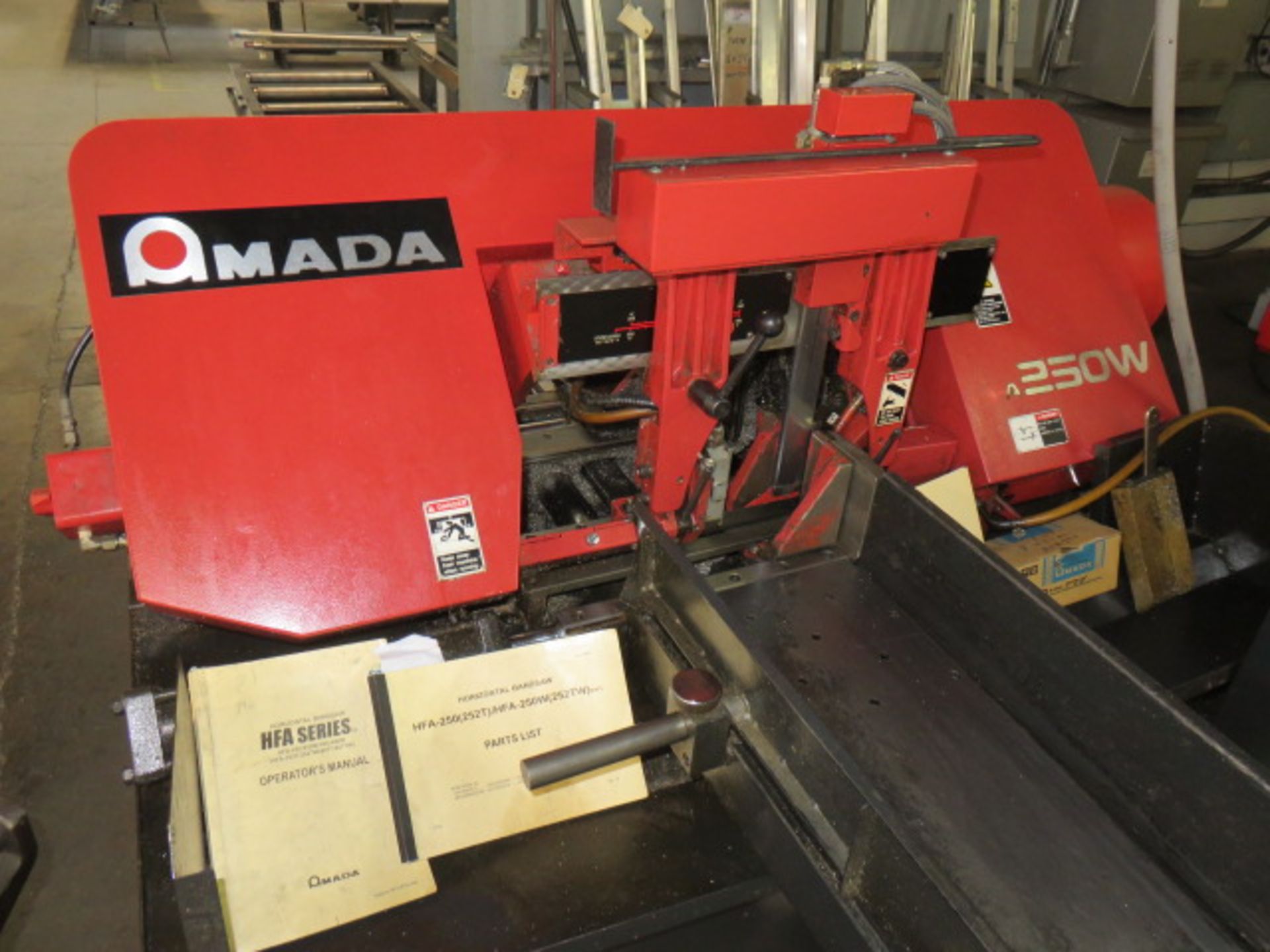 2008 AMADA HFA250W NC FULL AUTOMATIC BAND SAW, S/N 25230096, 12 IN X 10 IN, .5 IN – 10 IN ROUND... - Image 3 of 8