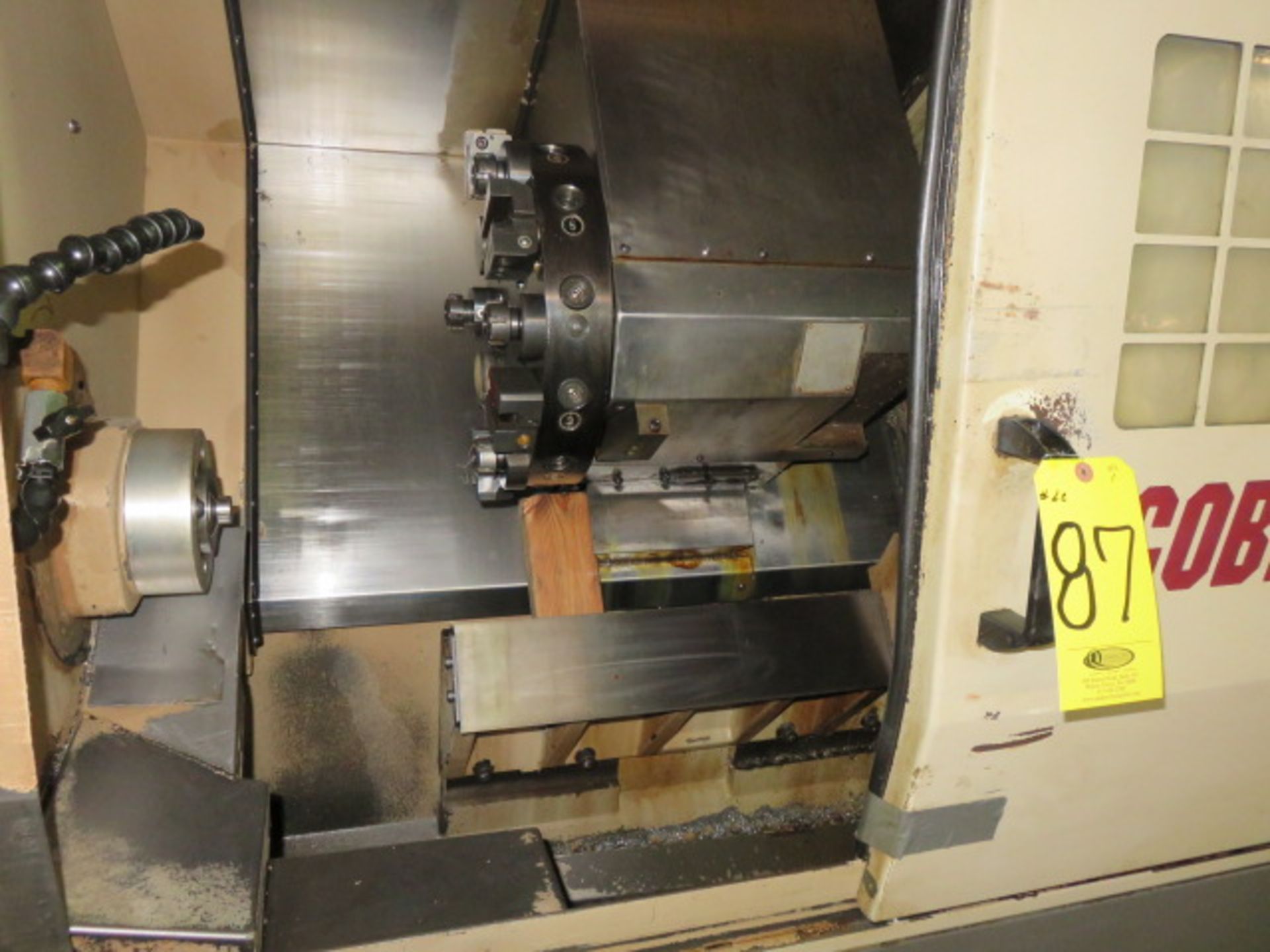 HARDINGE COBRA 42 CNC LATHES, S/N C-517-T, FANUC 21-TB CONTROL, 16C COLLET SPDL.... - Image 8 of 12