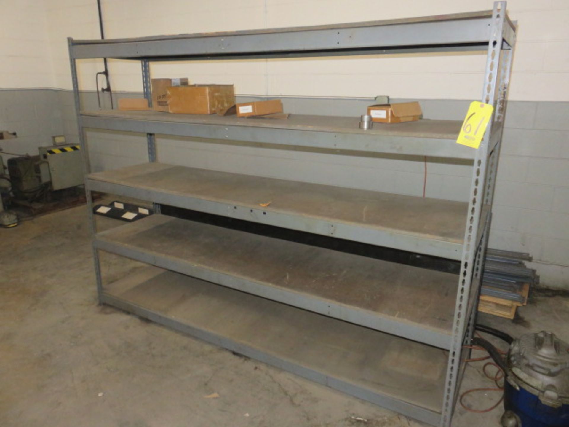 (4) SECTIONS OF LIGHT-DUTY RACKING (ONE-72 IN,, AND THREE-66 IN. UPRIGHTS)