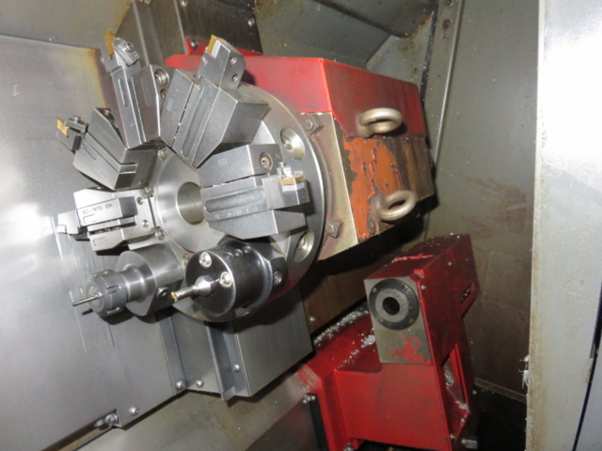 EMCO TURN 342 TC, S/N R3G 4203, FANUC O-T CONTROL, 16C COLLET CHUCK, 6 IN 3-JAW CHUCK, 6,000 RPM... - Image 3 of 8