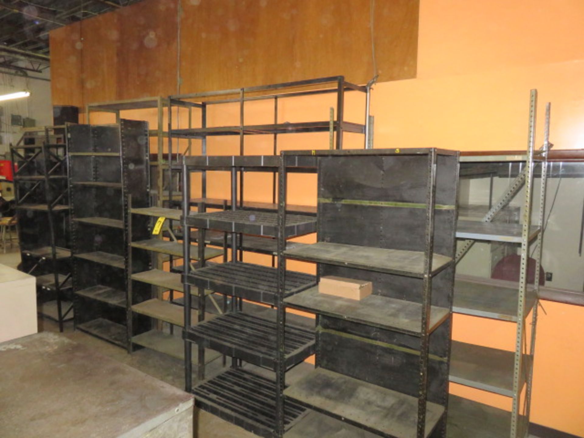 ASSORTED SHELVING UNIT AND ONE CABINET - Image 3 of 3