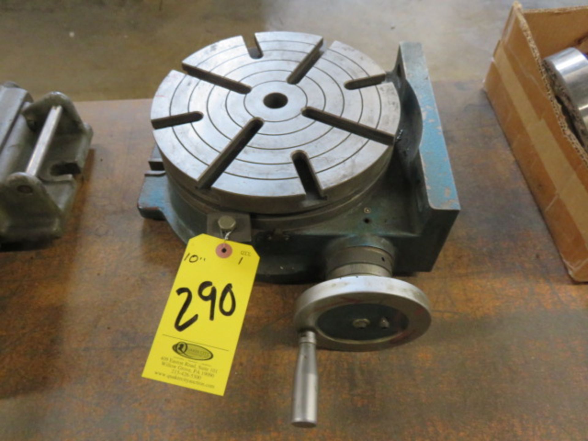 10 IN. HORIZONTAL/VERTICAL ROTARY TABLE