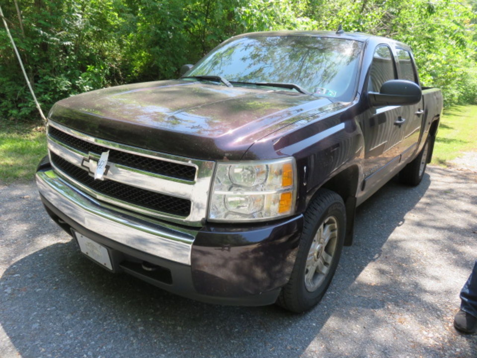 2008 CHEVY SILVERADO Z71 CREW CAB 4X4 PICK-UP, VIN 2GCEK133981287138… - Image 6 of 6