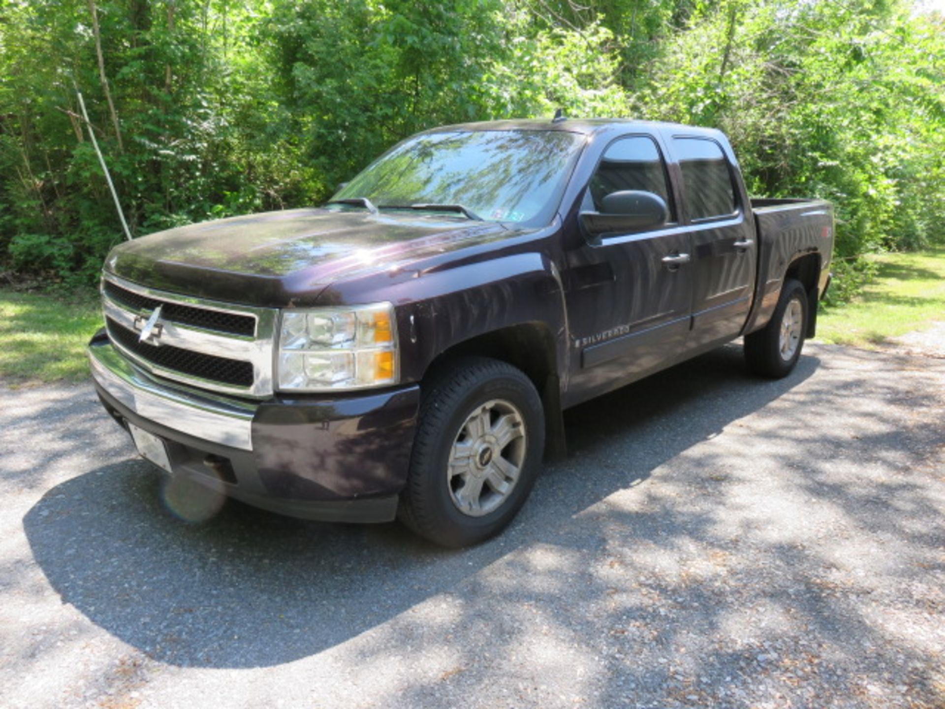 2008 CHEVY SILVERADO Z71 CREW CAB 4X4 PICK-UP, VIN 2GCEK133981287138…