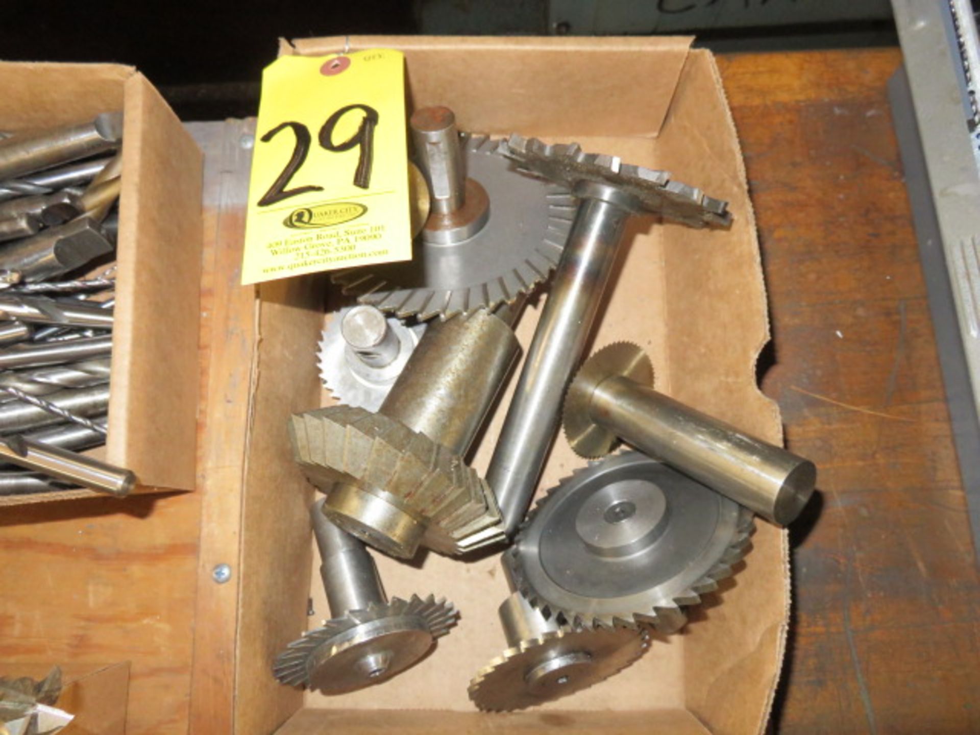 ASSORTED CUTTERS WITH ARBORS