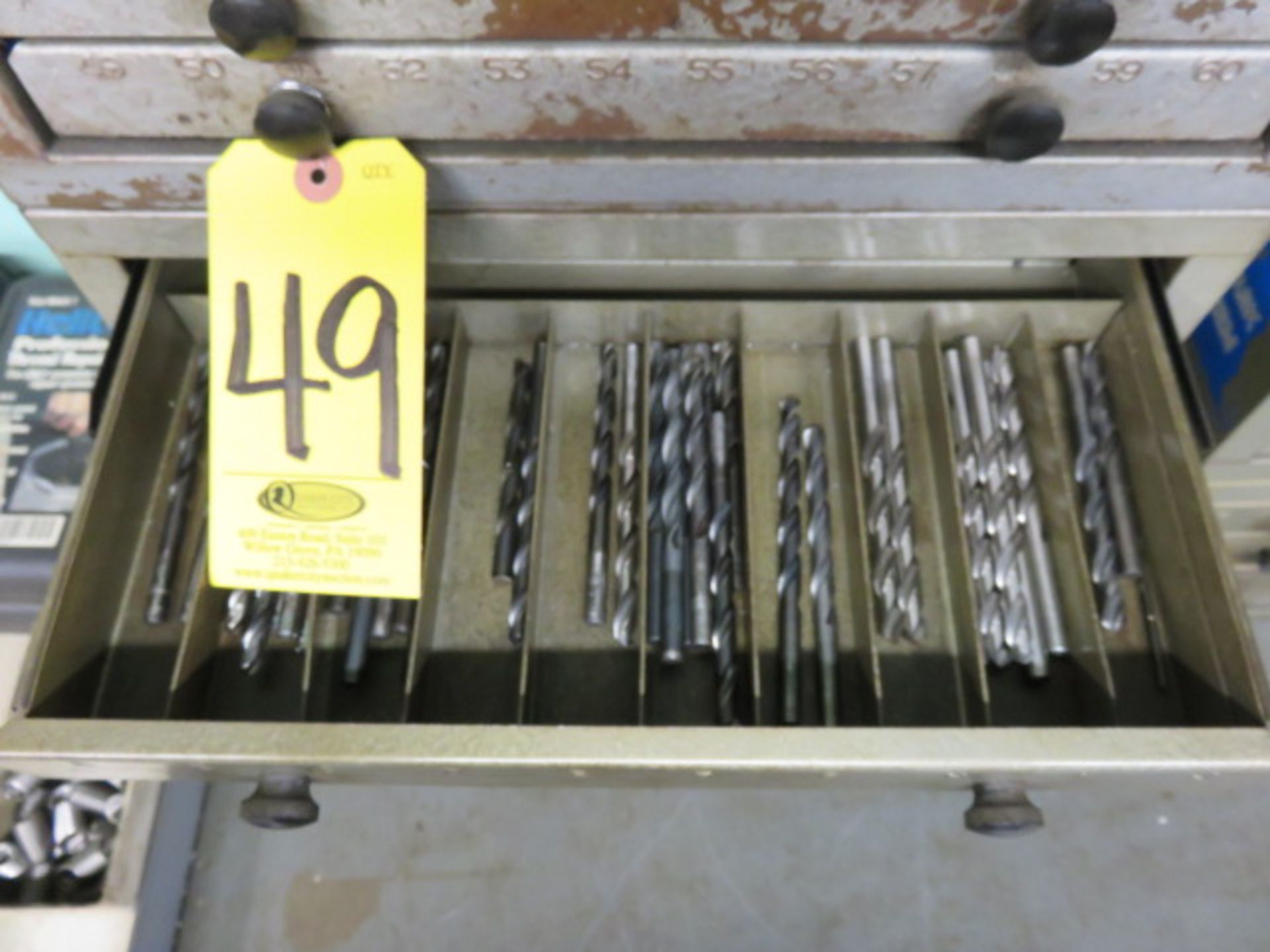 (3) ASSORTED DRILL CABINETS WITH NUMBER, LETTER AND FRACTION DRILLS - Image 6 of 11