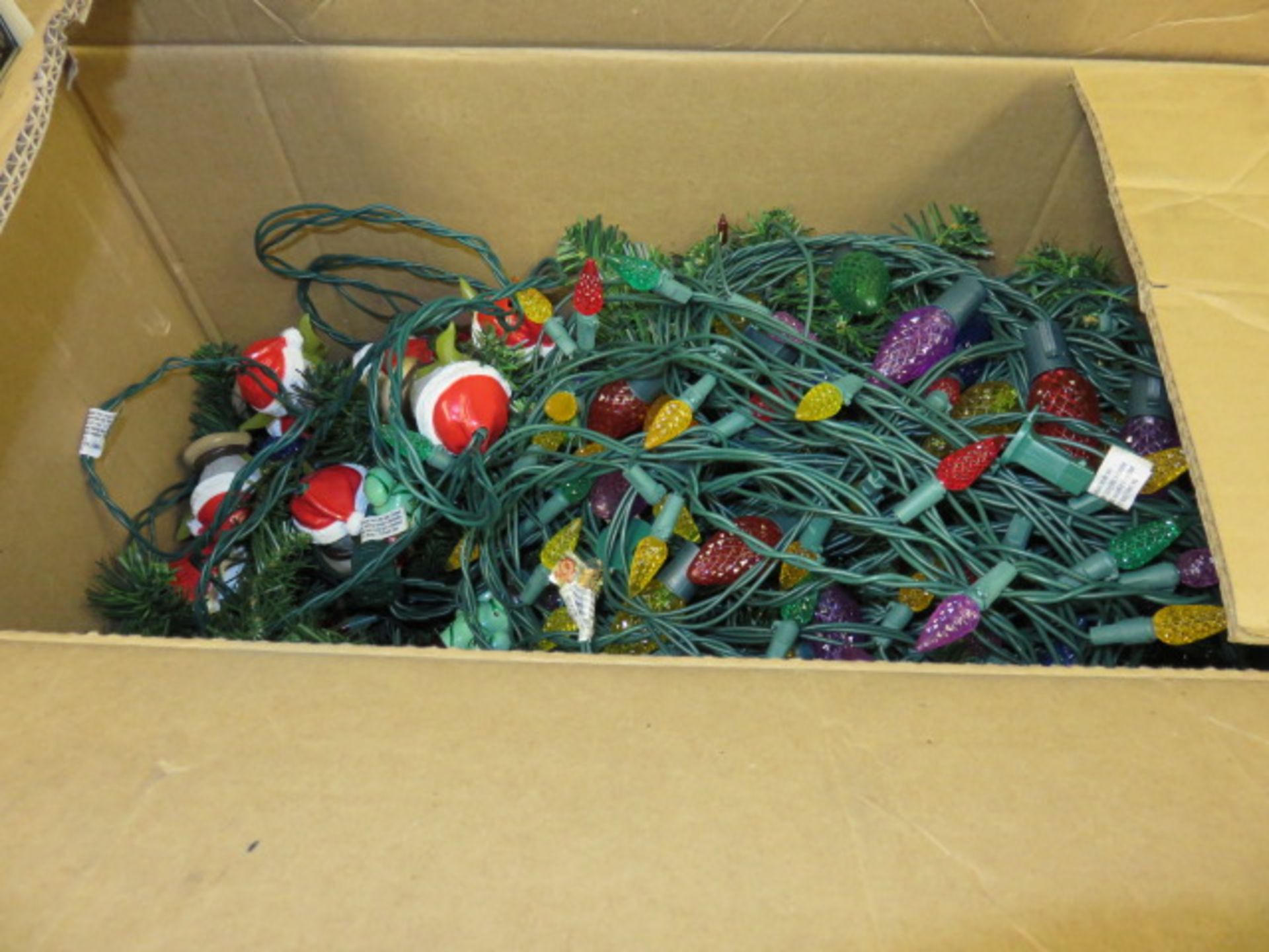 ASSORTED OFFICE AND PACKING SUPPLIES AND CHRISTMAS LIGHTS - Image 4 of 6