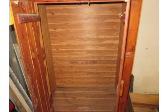 DOUBLE DOOR CEDAR CLOSET WITH INSIDE CEDAR CHEST - Image 2 of 3