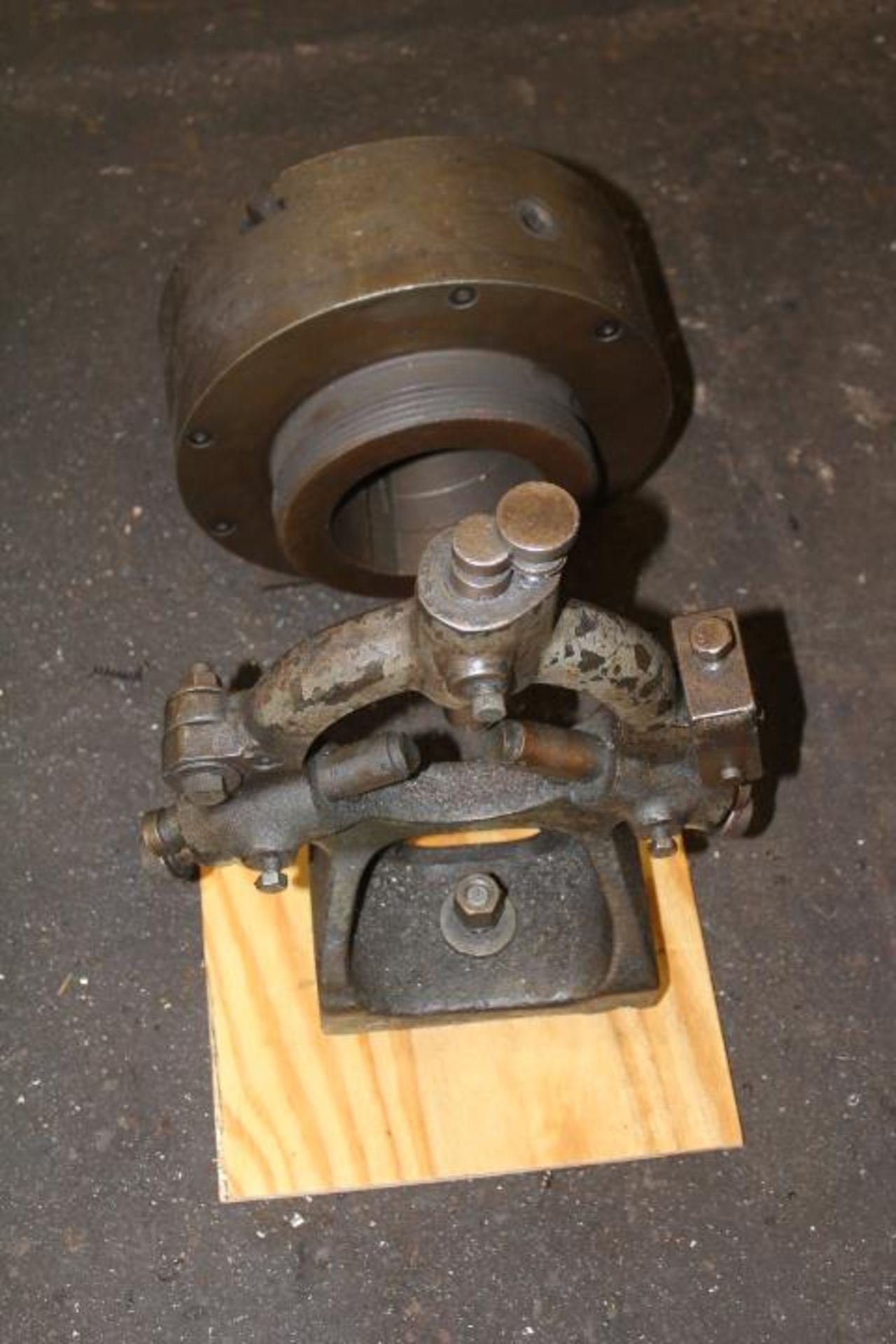12 IN. 3-JAW CHUCK, OUTSIDE THREADING FOR SPINDLE ATTACHMENT, WILL FIT CLAUSING COLCHESTER LATHE... - Image 2 of 2