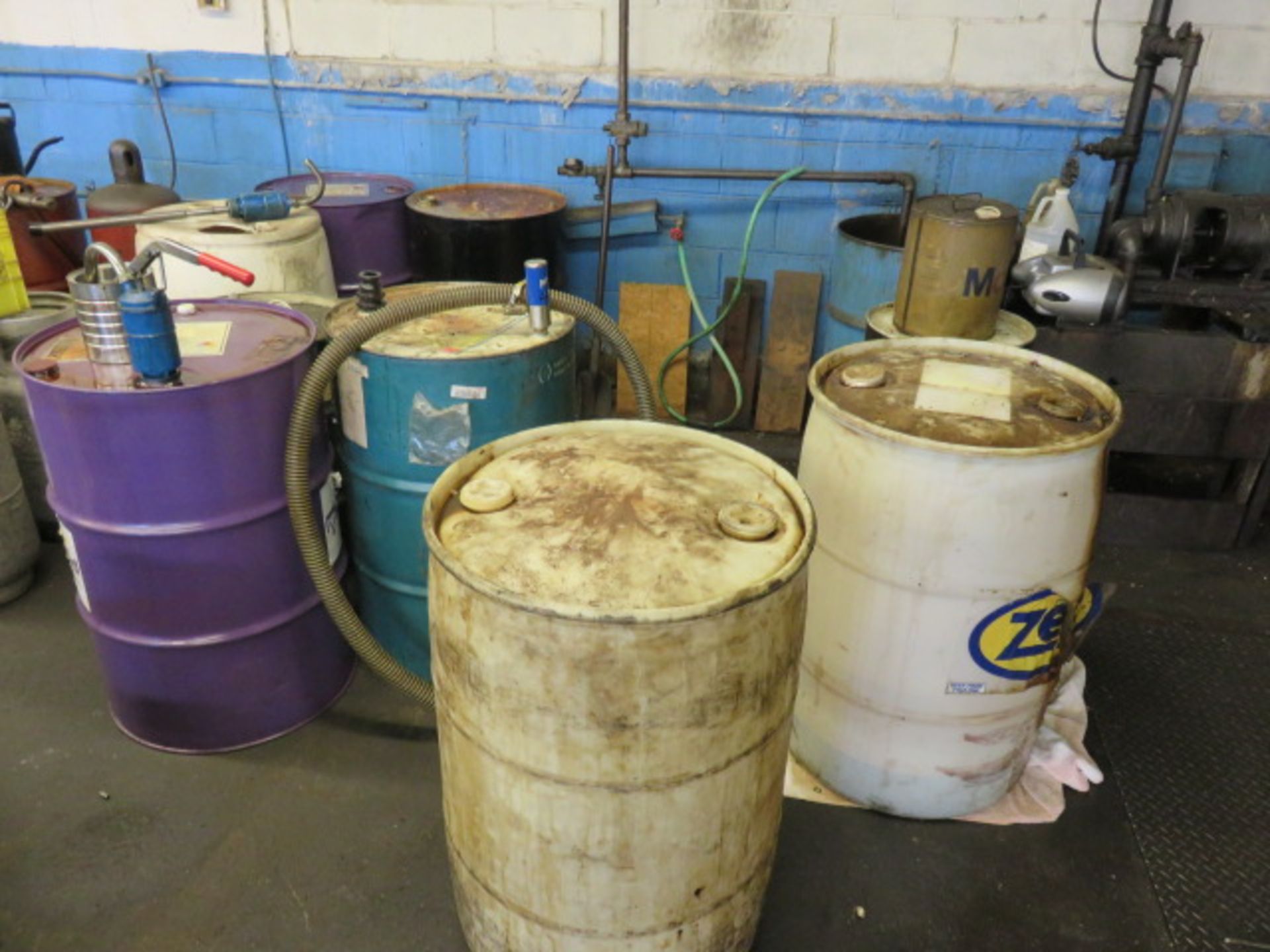 ASSORTED FLUIDS, OILS AND LUBRICANTS (MUST REMOVE ALL EXCEPT OPEN BUCKETS) - Image 3 of 3