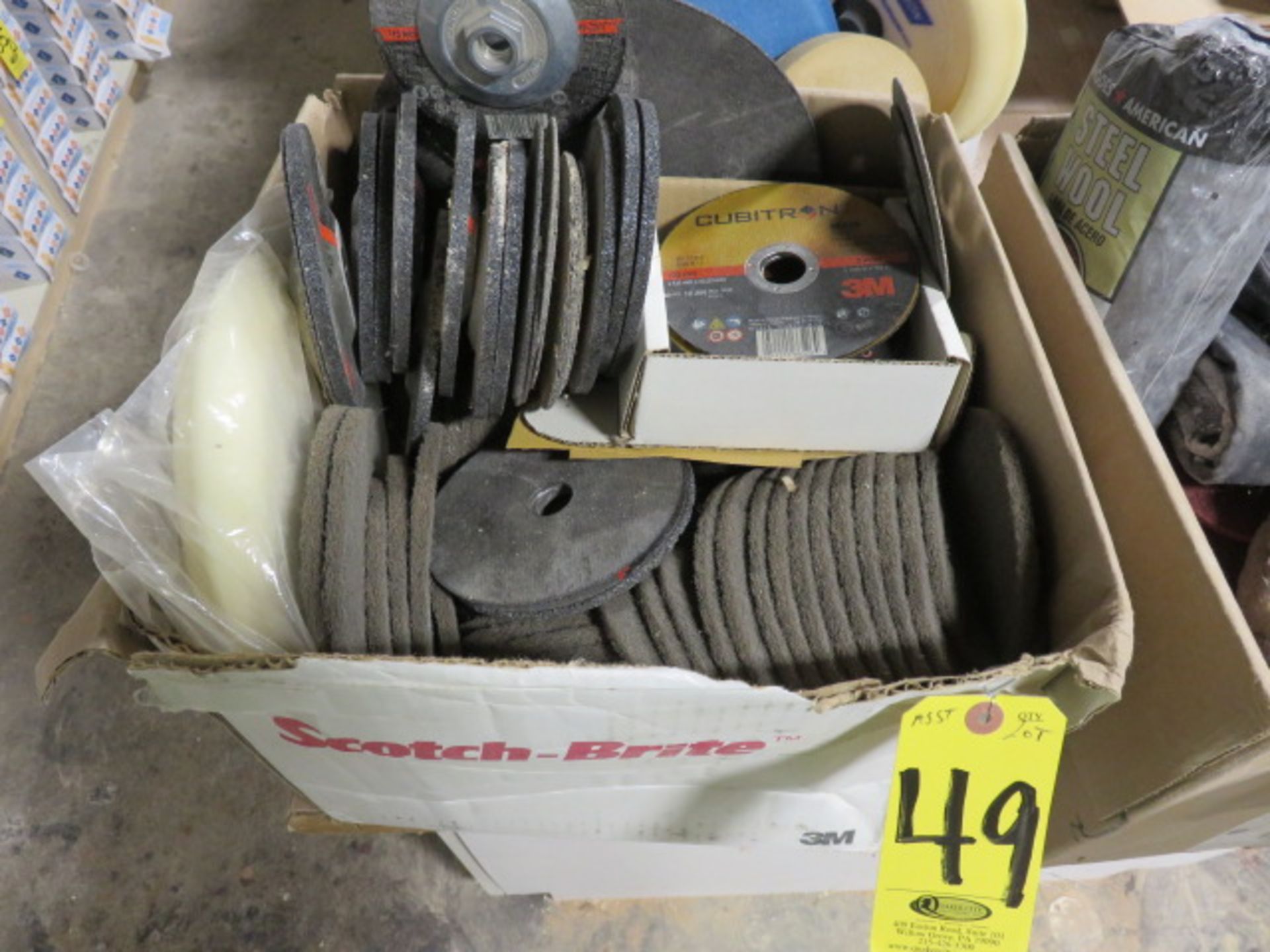 GRINDING WHEELS, BUFFERS, STEEL WOOL AND POLISHING SUPPLIES - Image 2 of 4