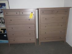 (2) UPRIGHT DRESSERS (ON LOFT - MUST COME DOWN STEPS)