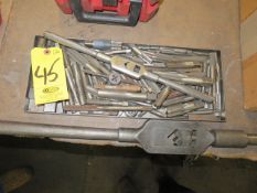 ASSORTED TAPS AND TAP WRENCHES