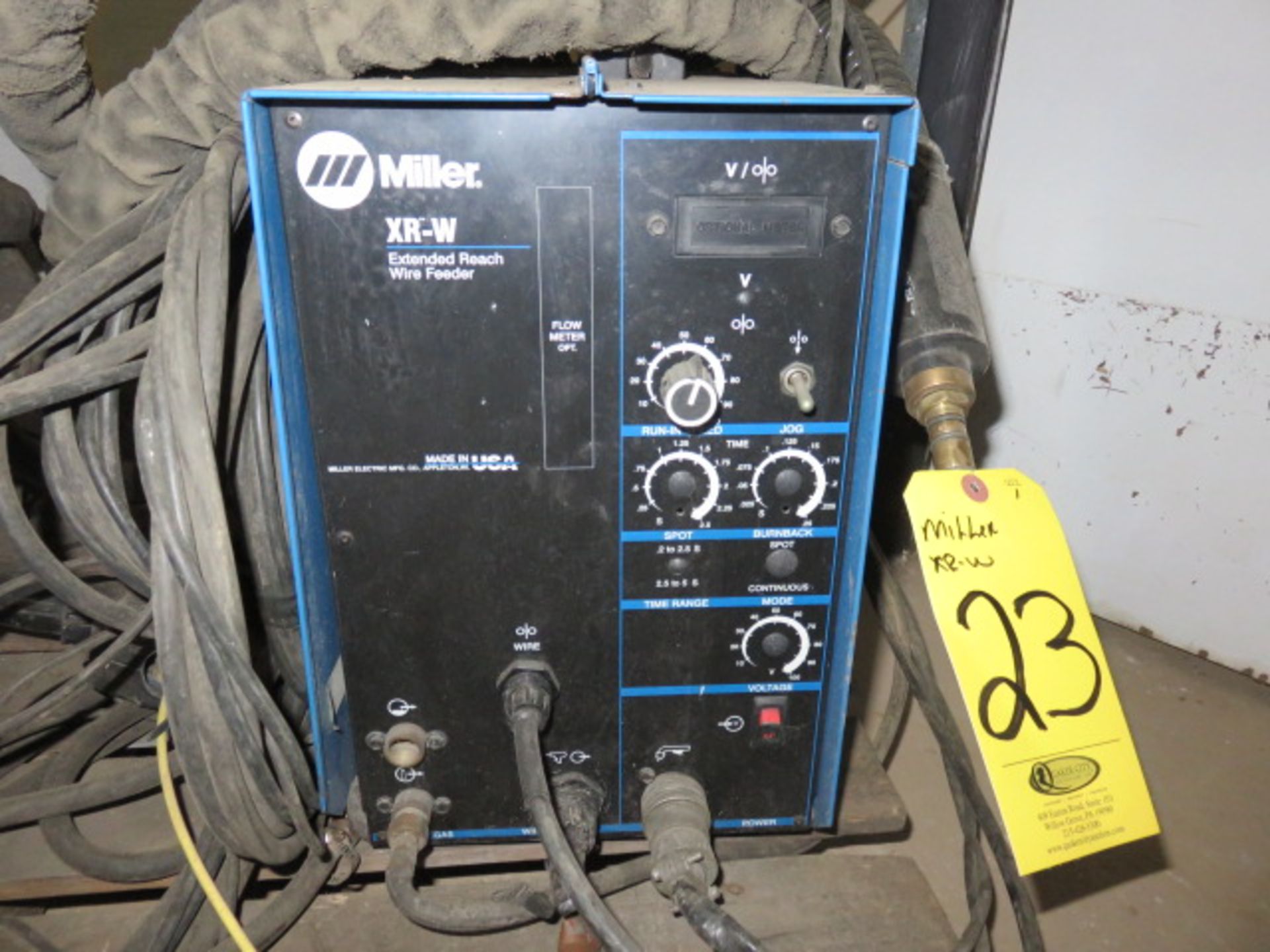 1999 MILLER XR-W EXTENDED REACH WIRE FEEDER, S/N KK090831 - (TAKEN OUT OF ACTIVE SERVICE...