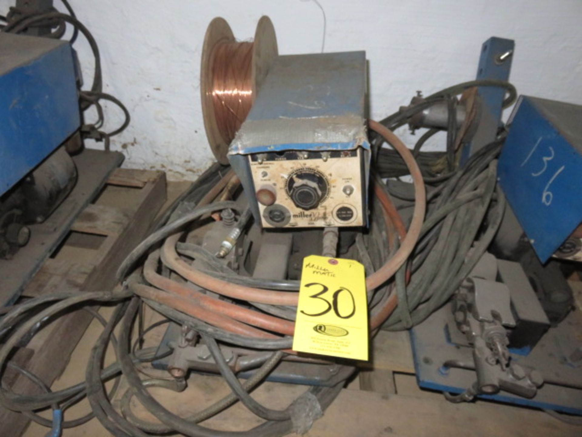 MILLER MILLERMATIC 30A WIRE FEEDER (TAKEN OUT OF ACTIVE SERVICE-WORKING CONDITION IS UNKNOWN)
