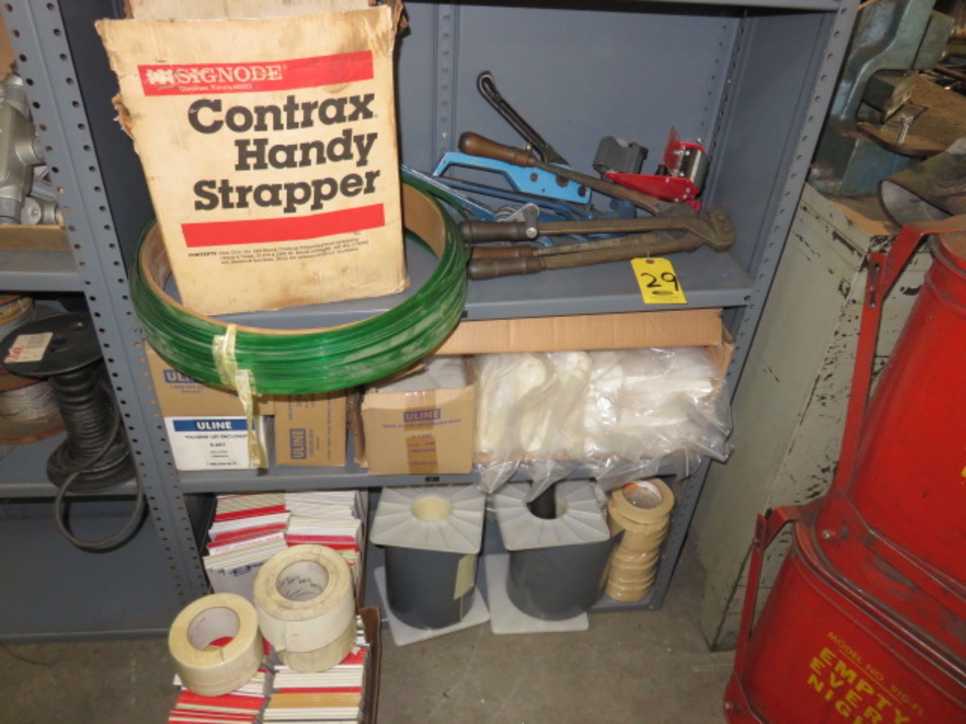 ASSORTED BANDING TOOLS AND PACKAGING SUPPLIES