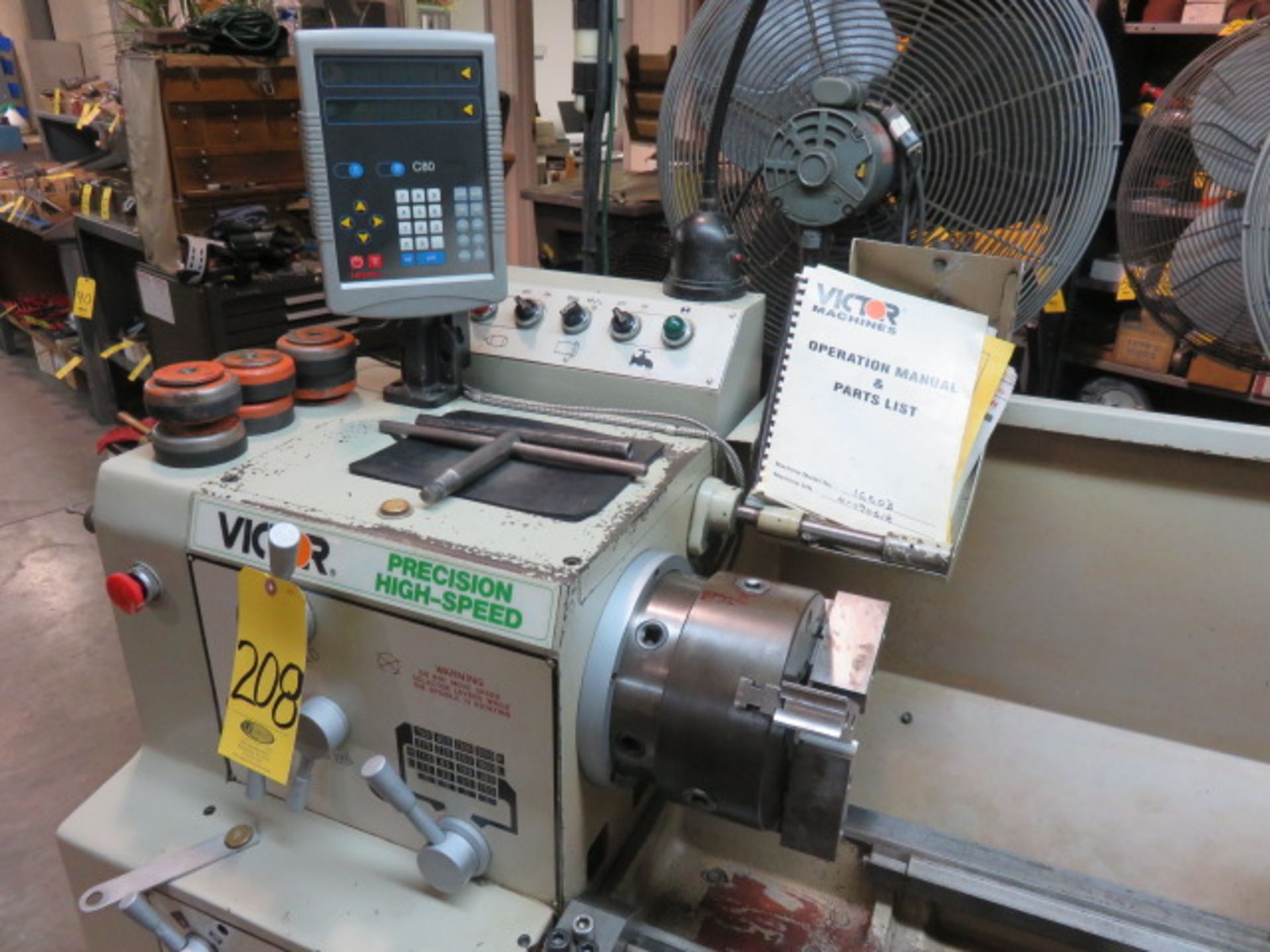 2006 VICTOR 1660B GAP BED ENGINE LATHE, S/N 40090618, NEWALL DRO, 16 IN./23 IN. X 60 IN… - Image 2 of 11