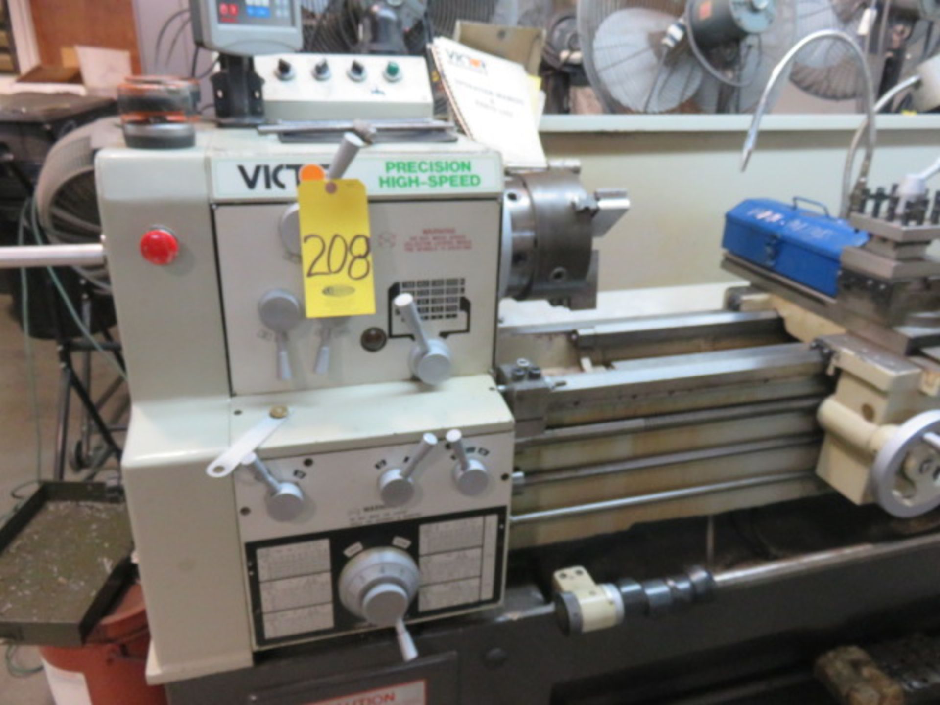 2006 VICTOR 1660B GAP BED ENGINE LATHE, S/N 40090618, NEWALL DRO, 16 IN./23 IN. X 60 IN… - Image 3 of 11