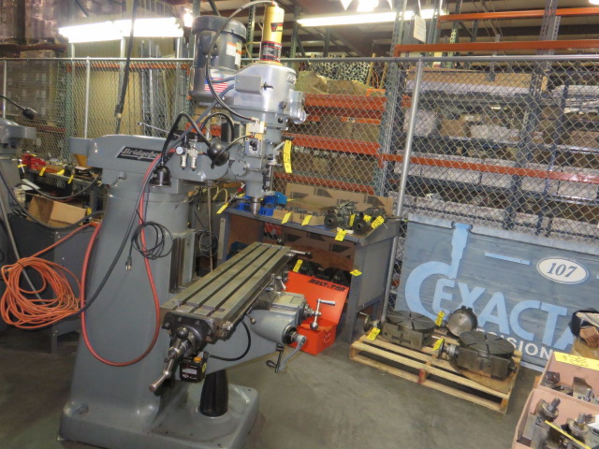 2008 BRIDGEPORT (HARDINGE) 2J VS VERTICAL MILL, S/N HDNG 3926, 2HP, 9 IN. X 48 IN. PF TABLE WITH… - Image 4 of 5