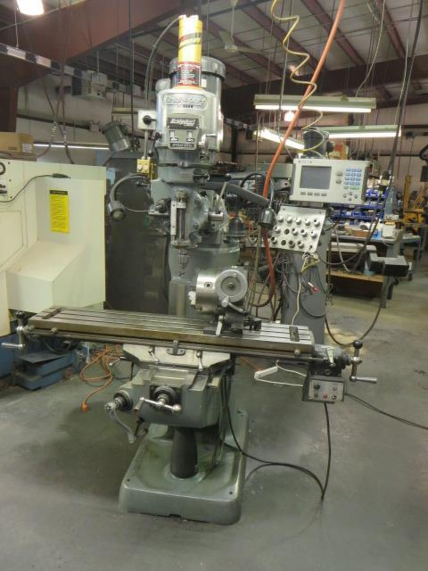 2008 BRIDGEPORT (HARDINGE) 2J VS VERTICAL MILL, S/N HDNG 3926, 2HP, 9 IN. X 48 IN. PF TABLE WITH… - Image 5 of 5