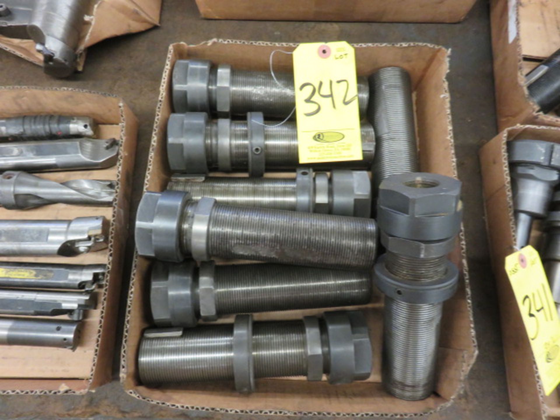 AUTOMOTIVE-TYPE STRAIGHT SHANK COLLET TOOL HOLDERS