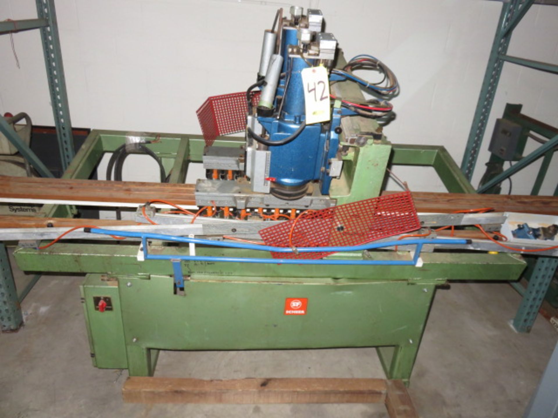 SCHEER DB22 TWIN 21-SPINDLE LINE BORER