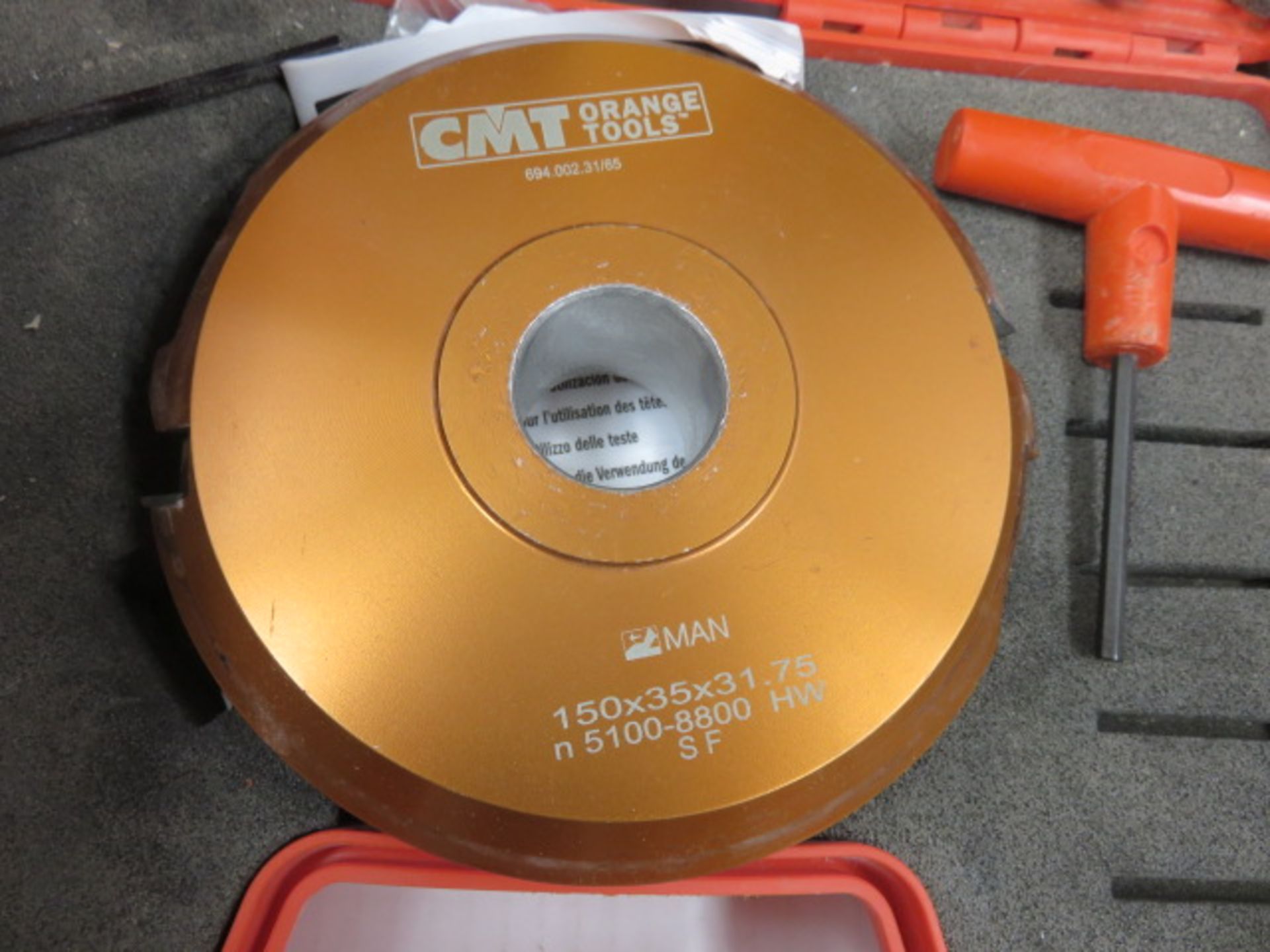 CMT ORANGE TOOLS 694.002.31/65 150 X 35 X 31.75 (N 5100-8800 HW SF) 65 DEGRESS CHAMFER CUTTER HEAD - Image 2 of 2