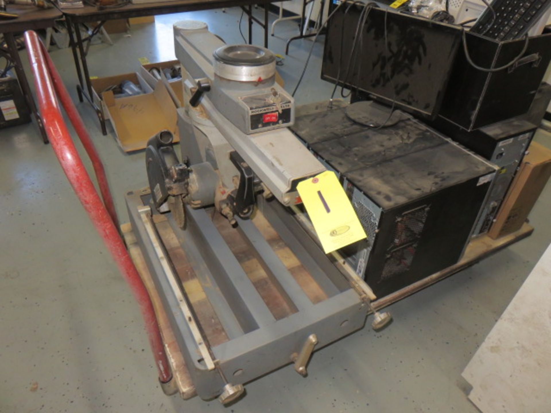DELTA ROCKWELL 33-694 RADIAL ARM SAW, S/N D01880, 2 HP