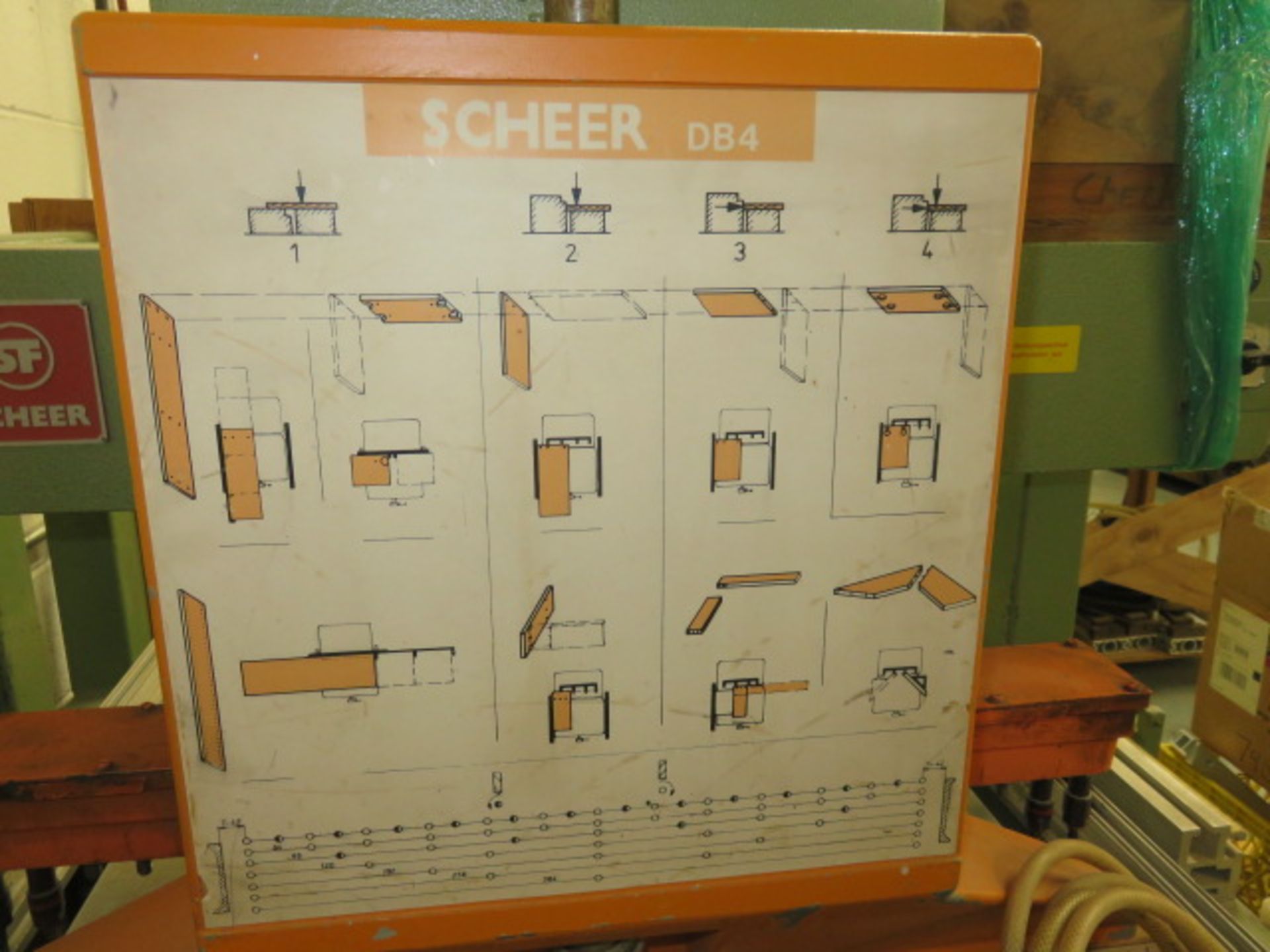 SCHEER DB4 23-SPINDLE LINE BORER, S/N 81787, Vertical and Horizontal 32mm Line/Construct... - Image 11 of 11