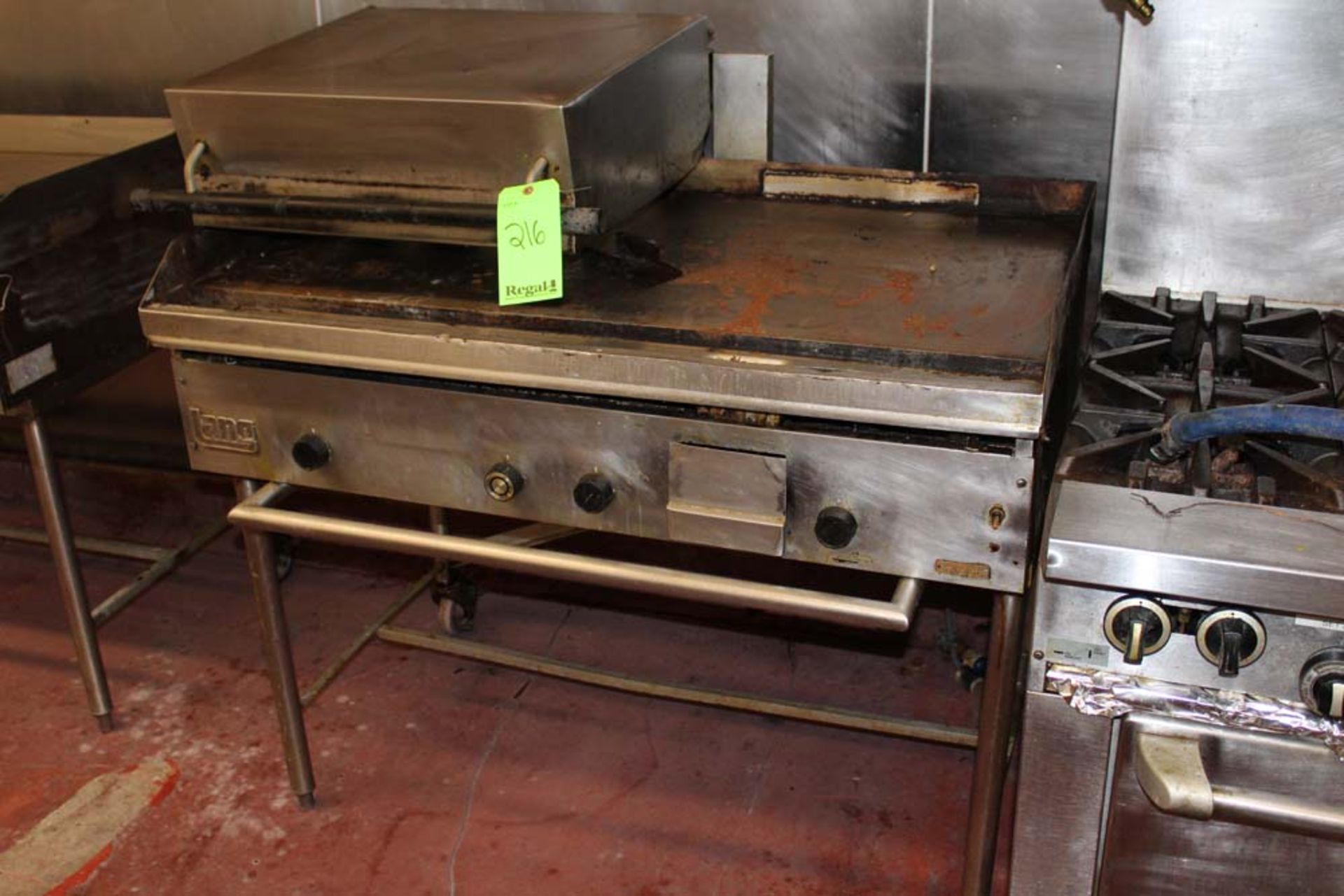 Lang Grill with Top Burner